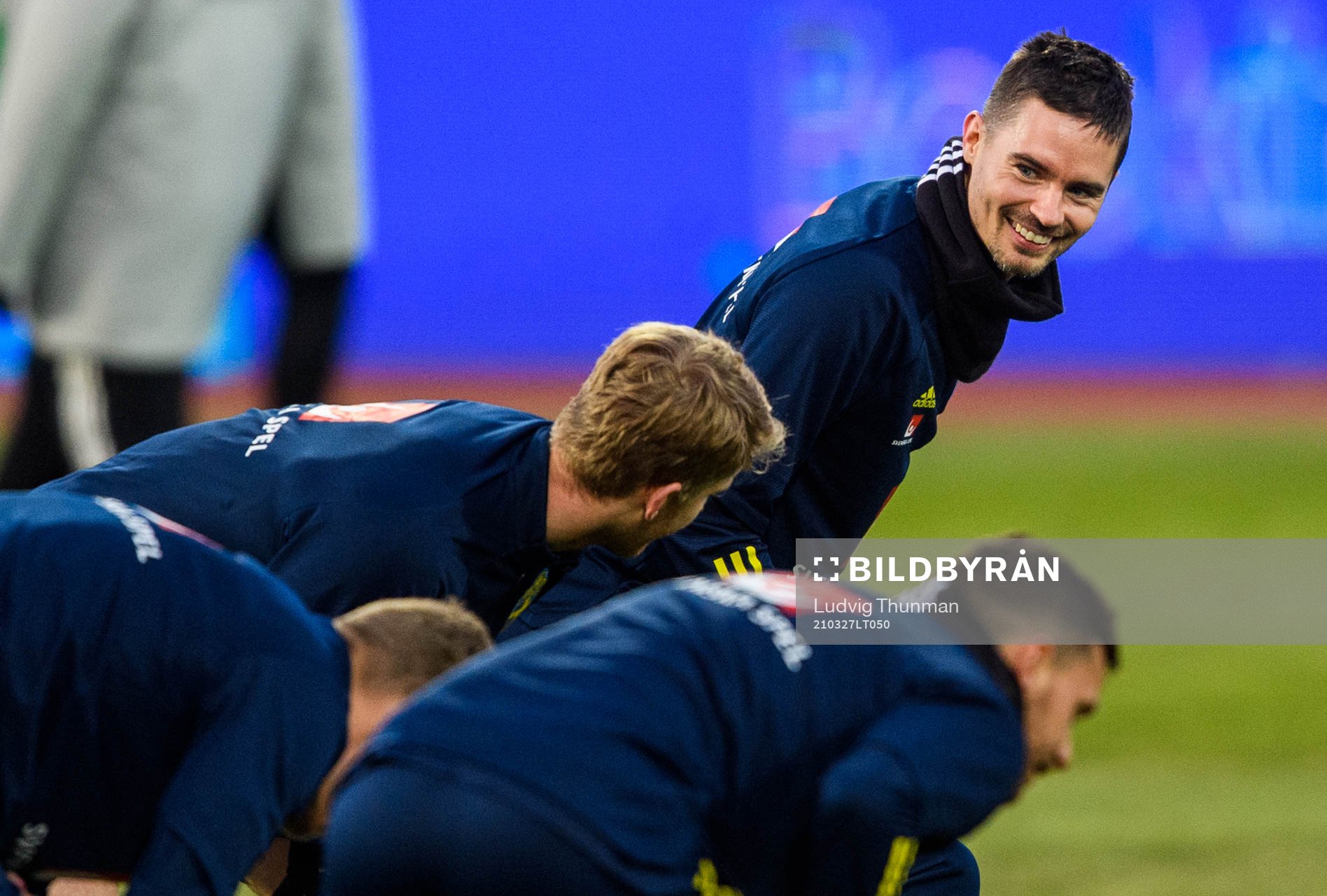 Mikael Lustig of the Swedish national football team