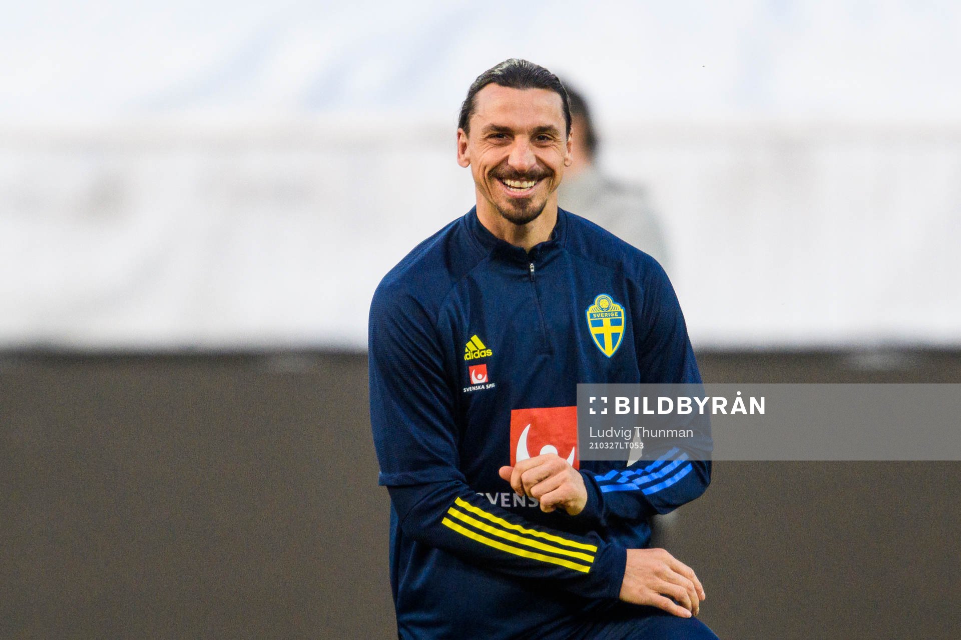Zlatan Ibrahimovic of the Swedish national football team