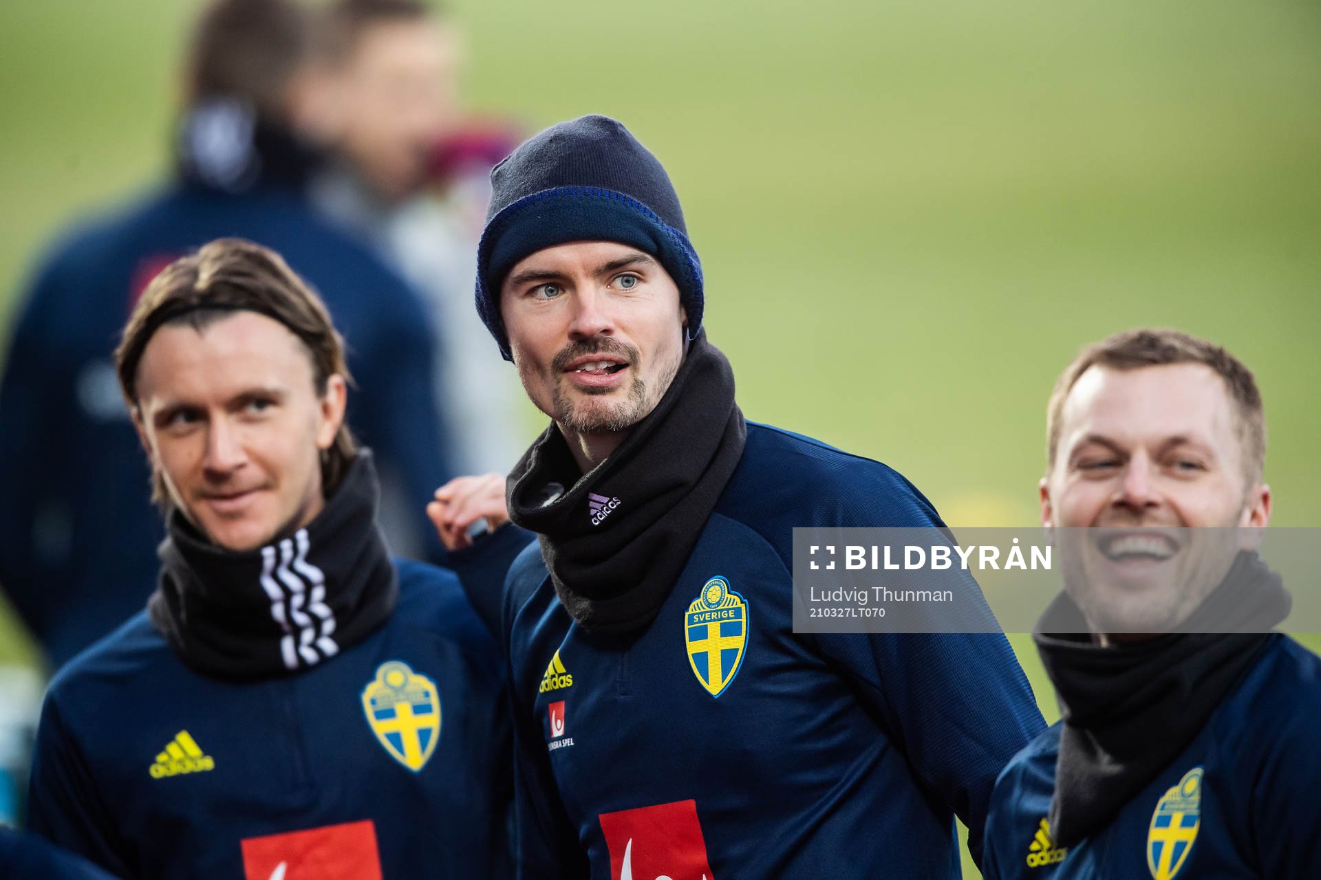Kristoffer Olsson, Mikael Lustig and Sebastian Larsson of