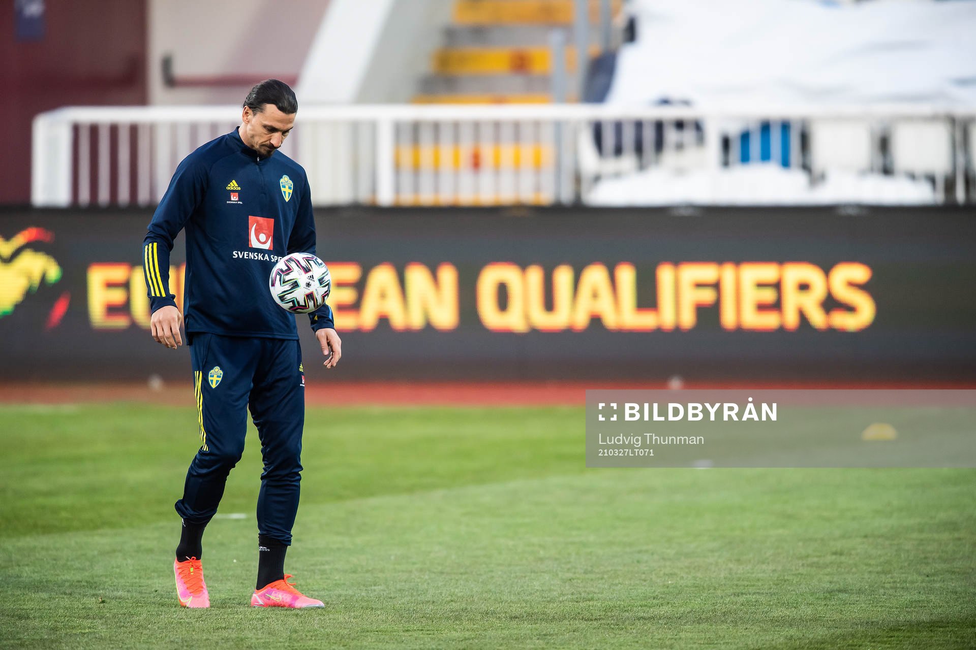 Zlatan Ibrahimovic of the Swedish national football team