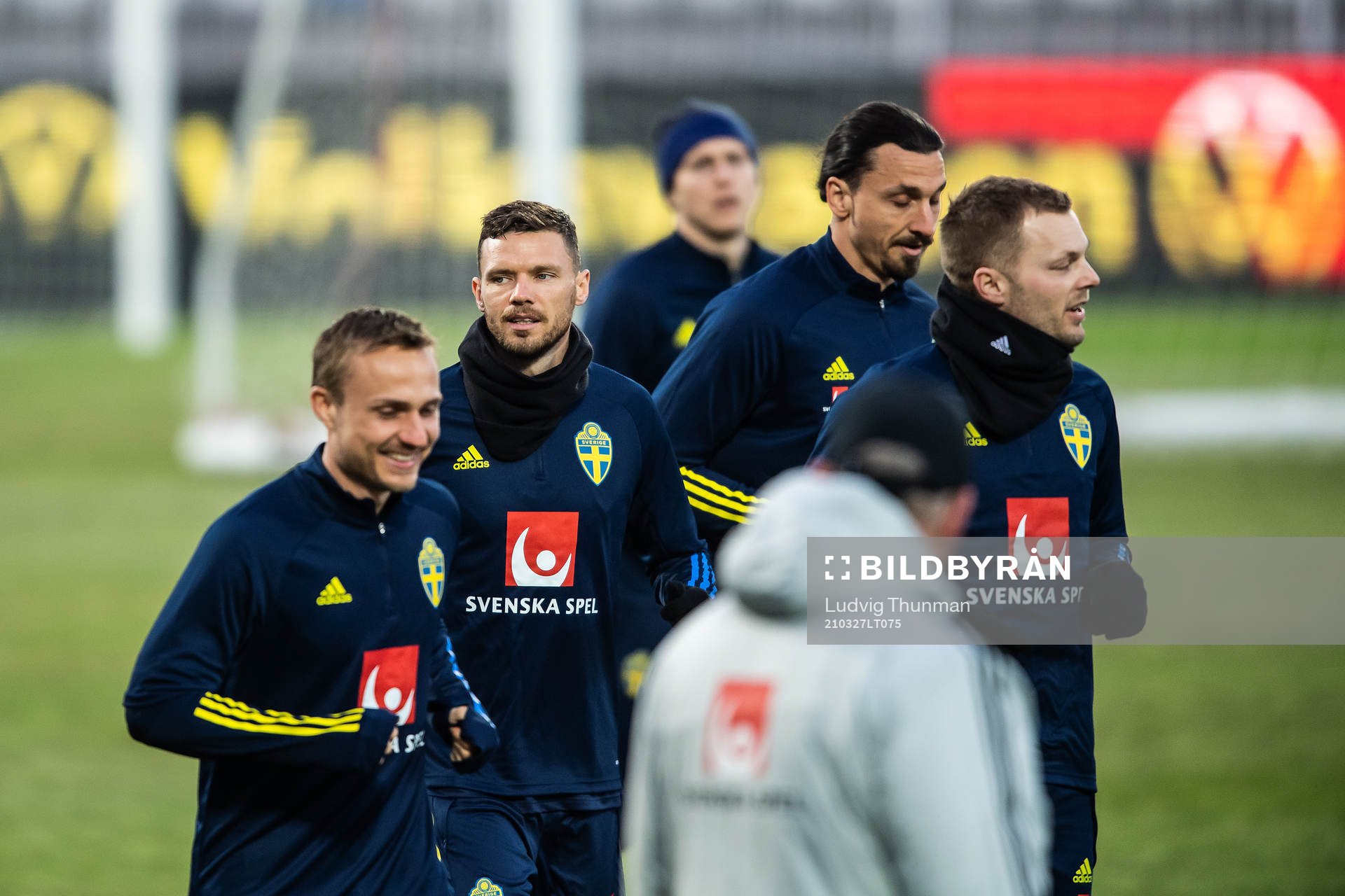 Pierre Bengtsson, Marcus Berg, Zlatan Ibrahimovic and
