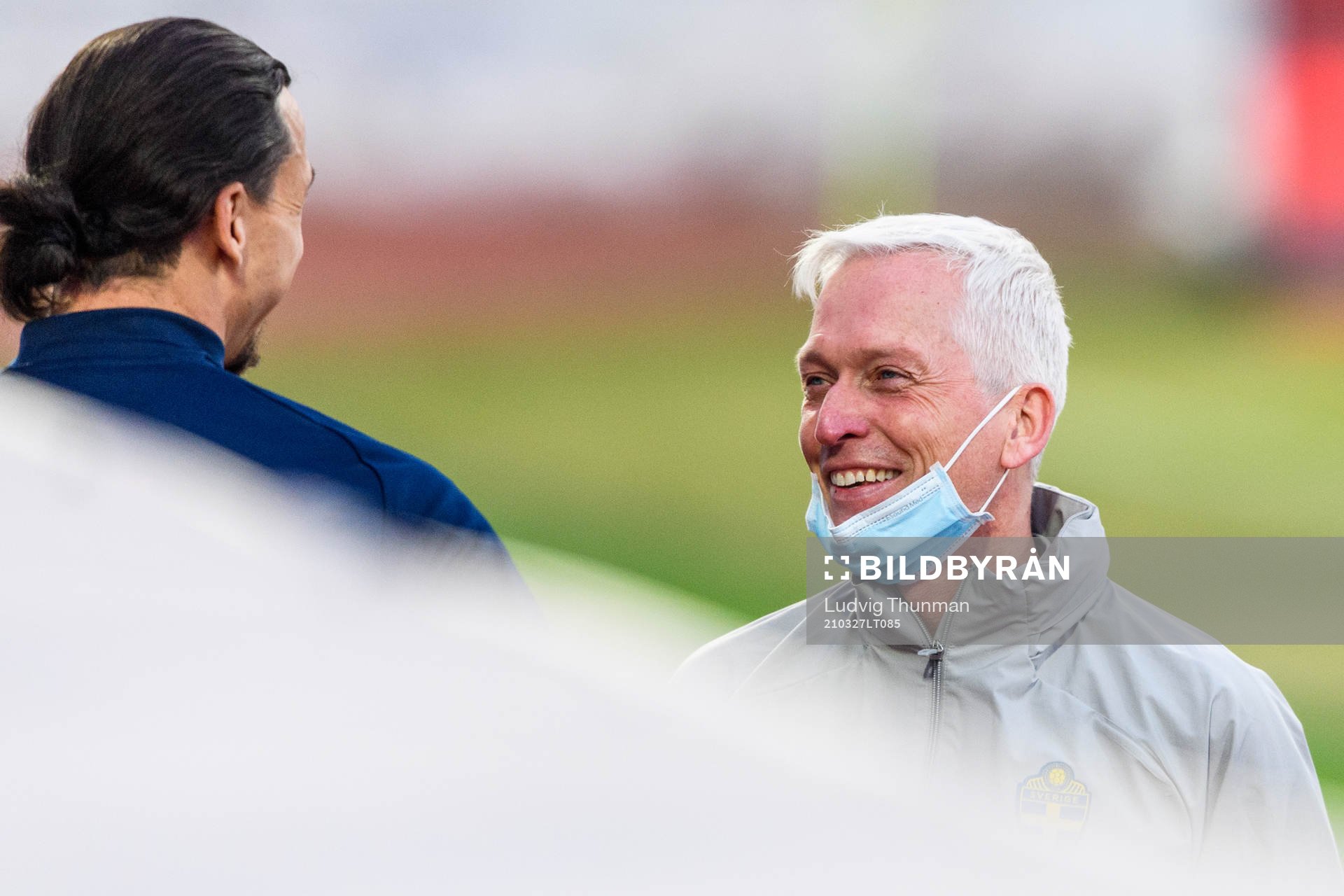 Zlatan Ibrahimovic and Håkan Sjöstrand, General secretary