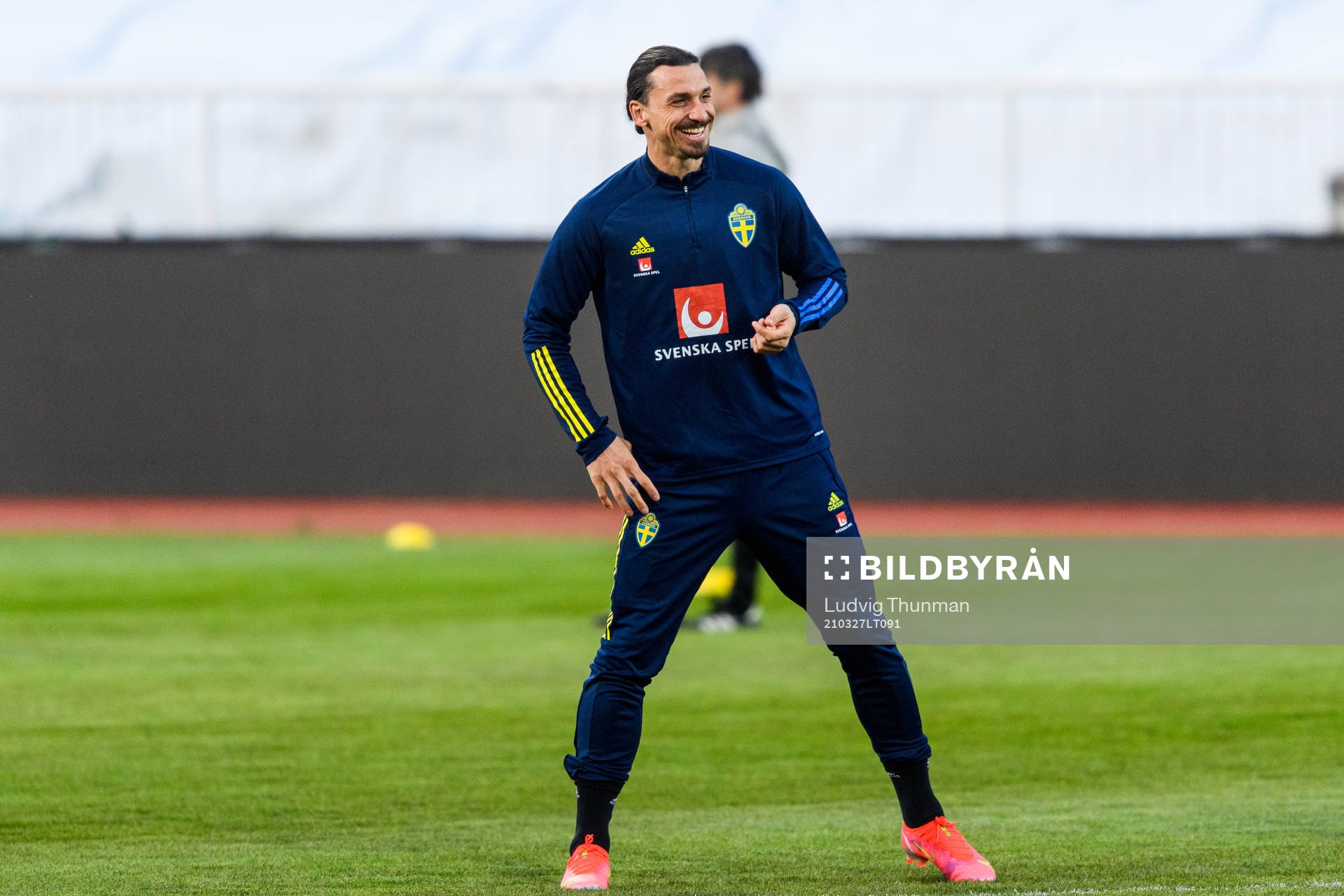 Zlatan Ibrahimovic of the Swedish national football team