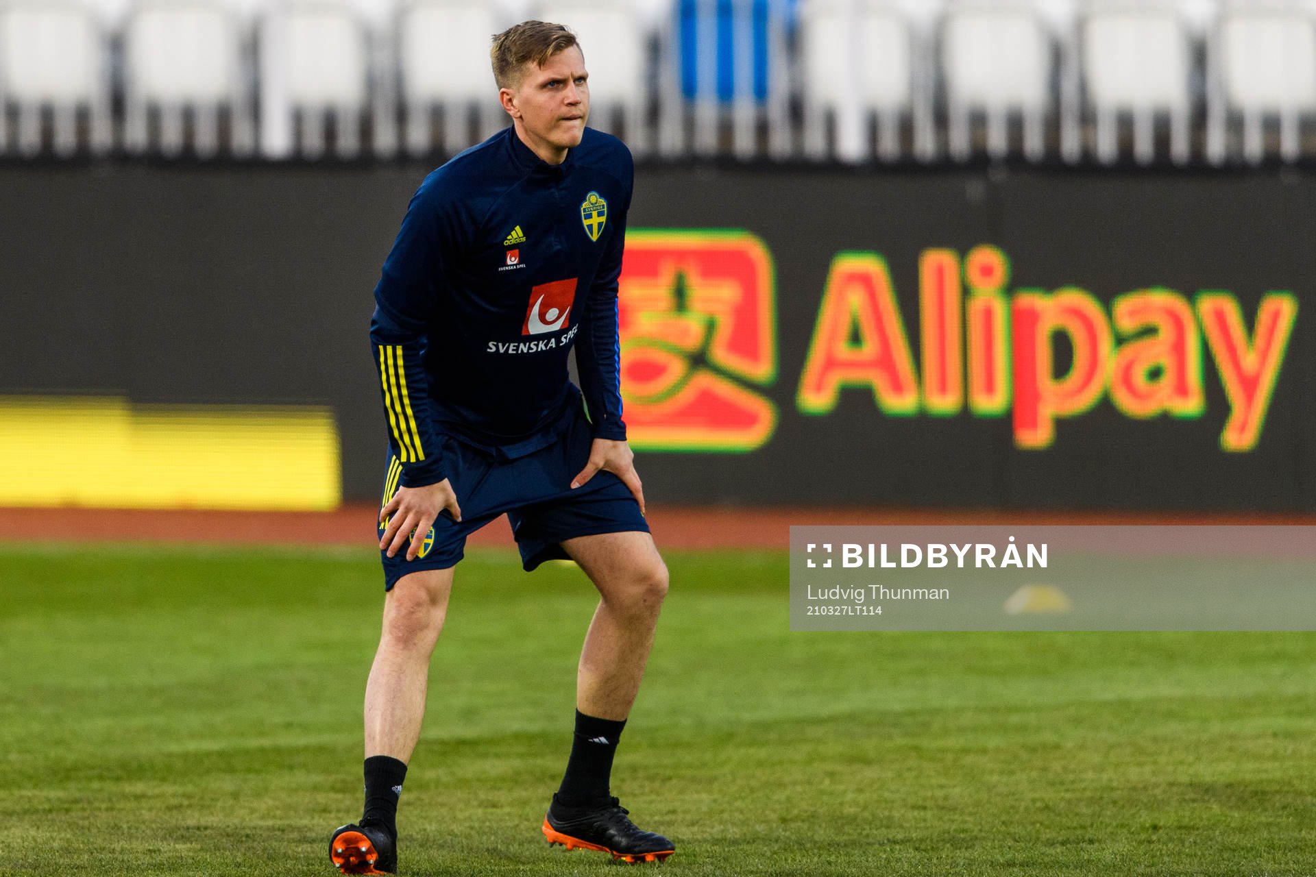 Joakim Nilsson of the Swedish national football team