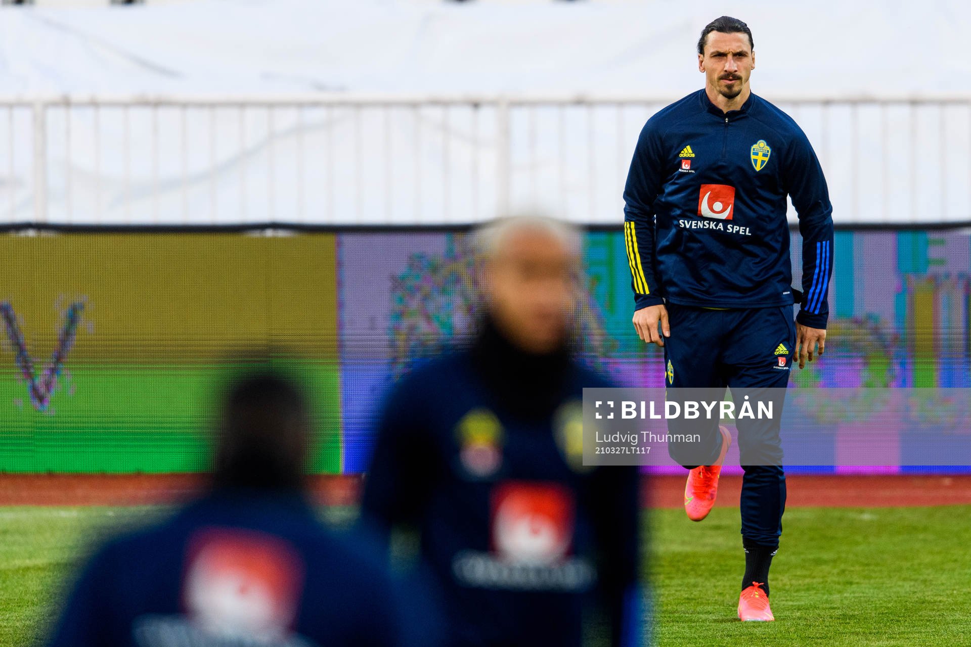Zlatan Ibrahimovic of the Swedish national football team