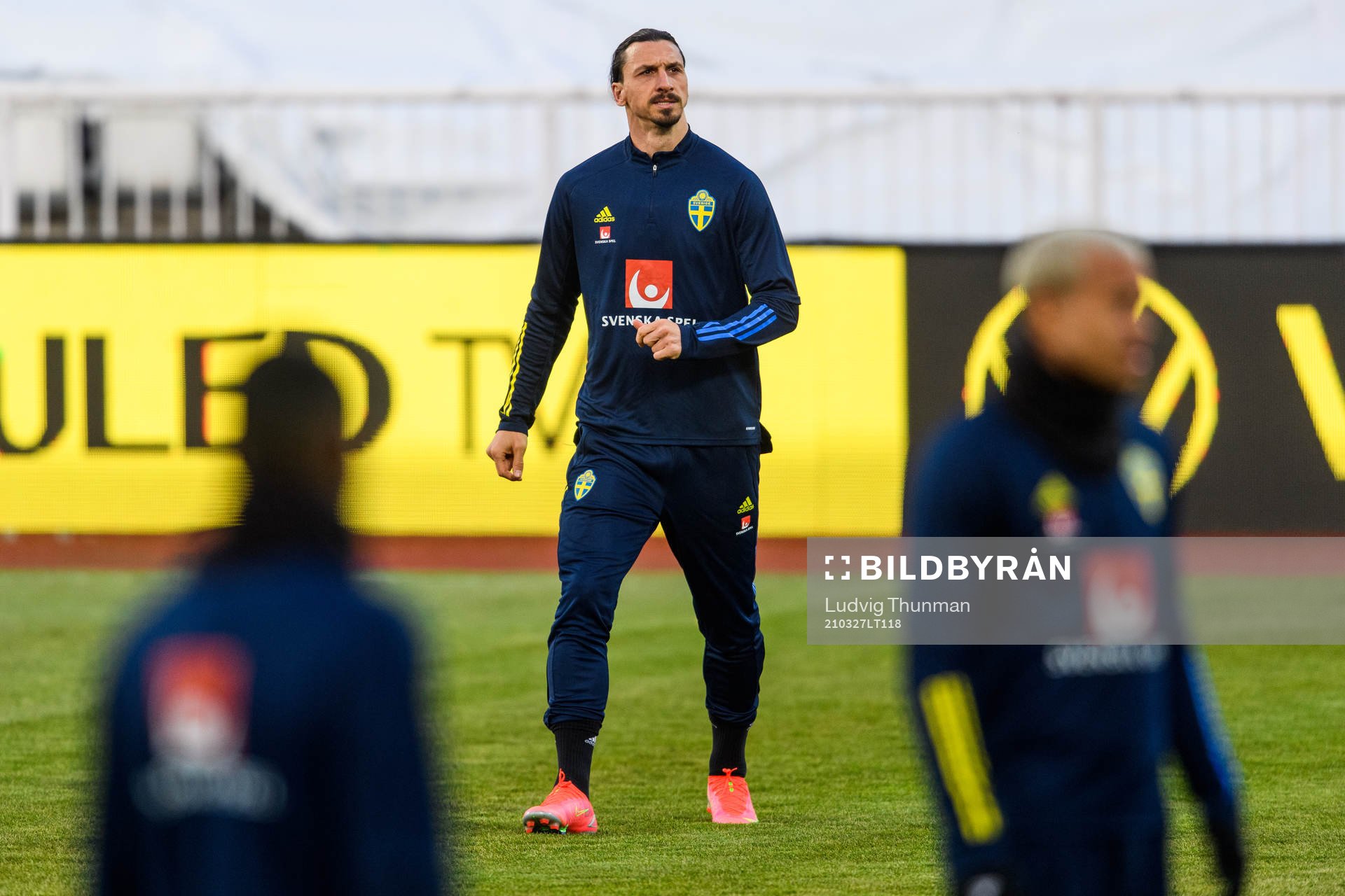 Zlatan Ibrahimovic of the Swedish national football team