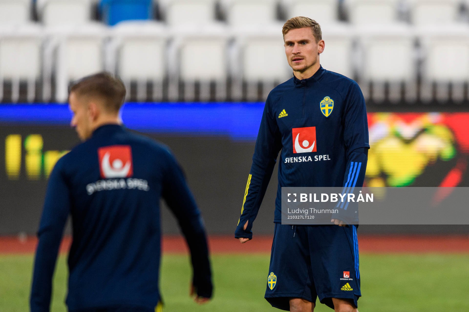 Carl Starfelt of the Swedish national football team