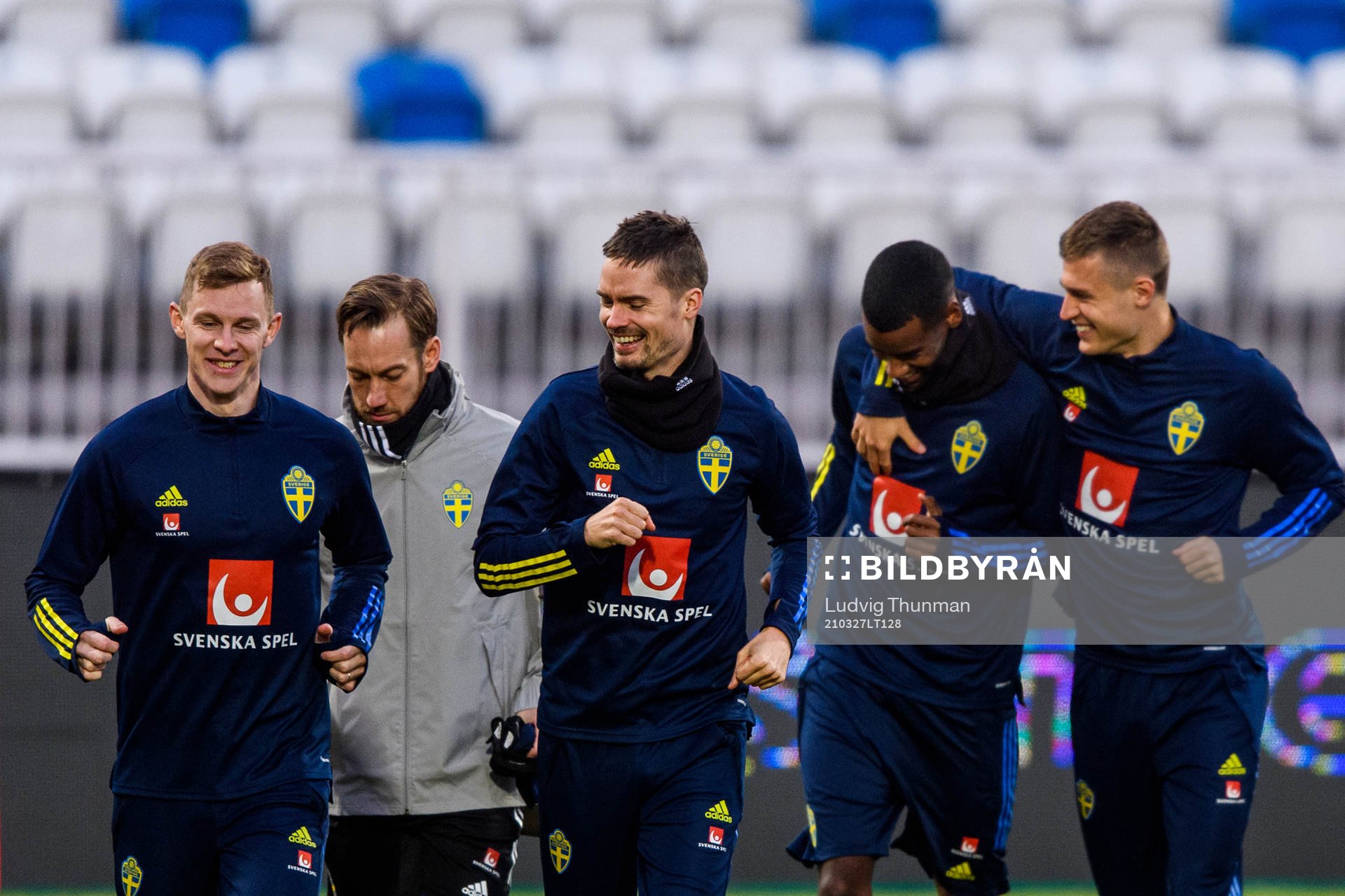 Emil Krafth, Mikael Lustig, Alexander Isak and Mattias