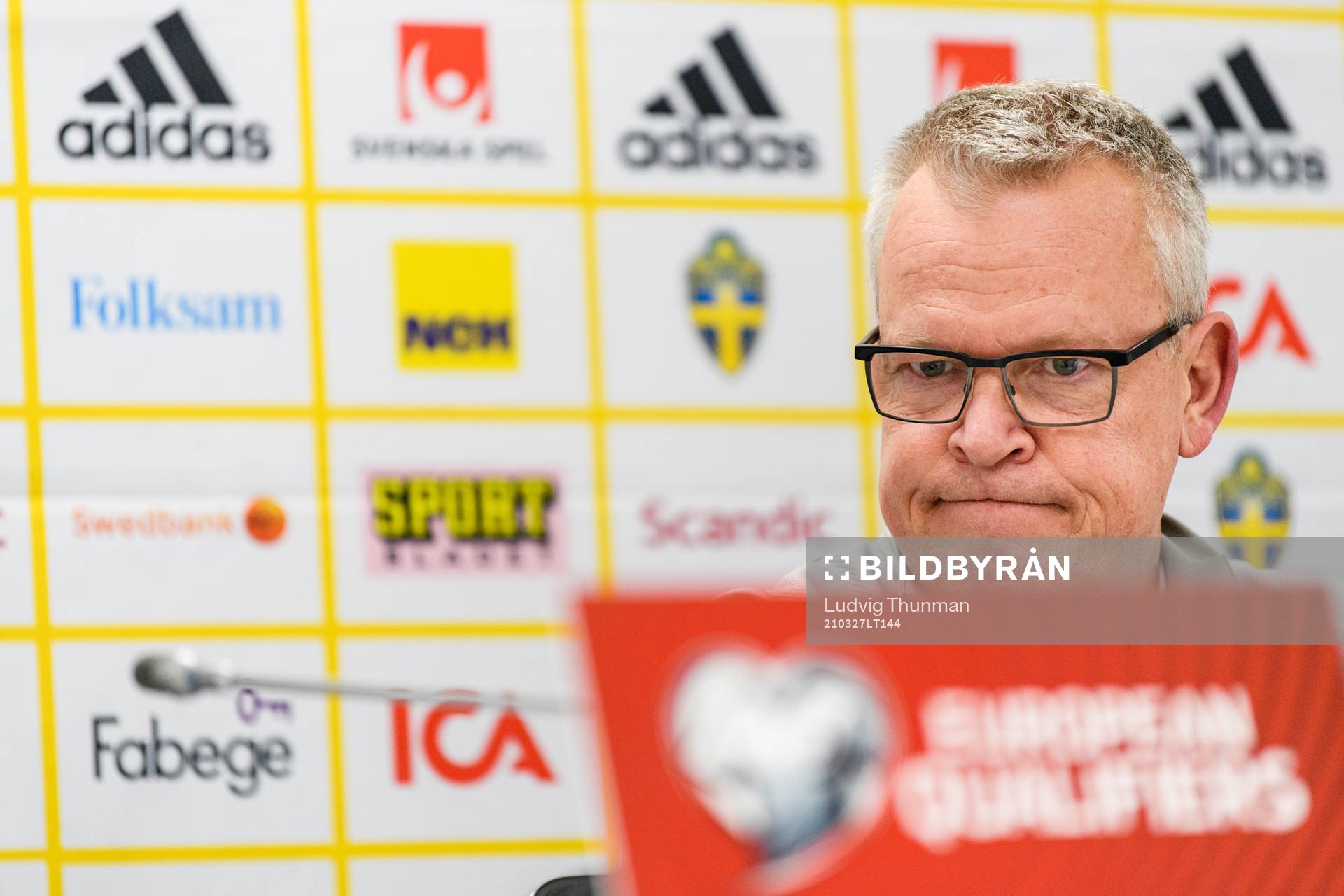 Janne Andersson, head coach of the Swedish national