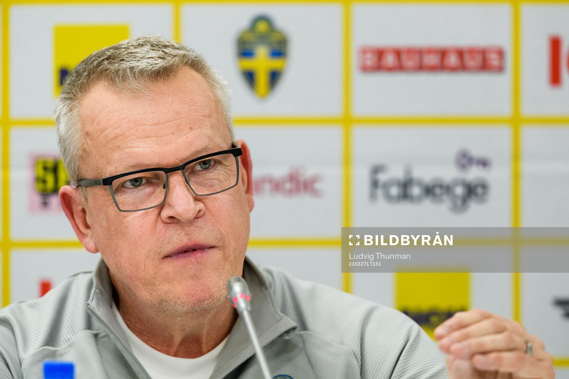 Janne Andersson, head coach of the Swedish national