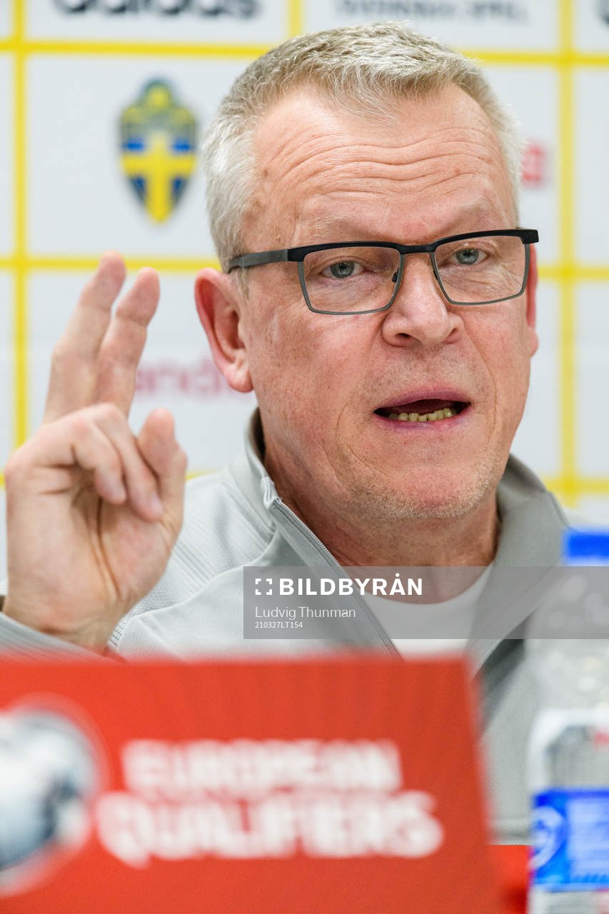 Janne Andersson, head coach of the Swedish national