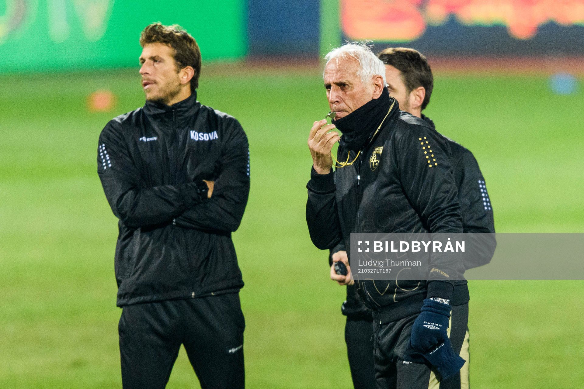 Bernard Challandes, head coach of the Kosovo national