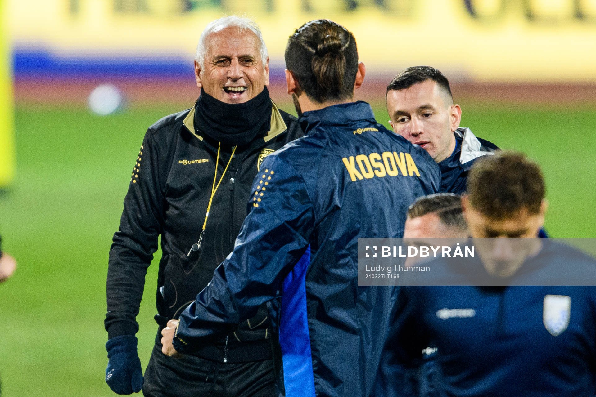 Bernard Challandes, head coach of the Kosovo national