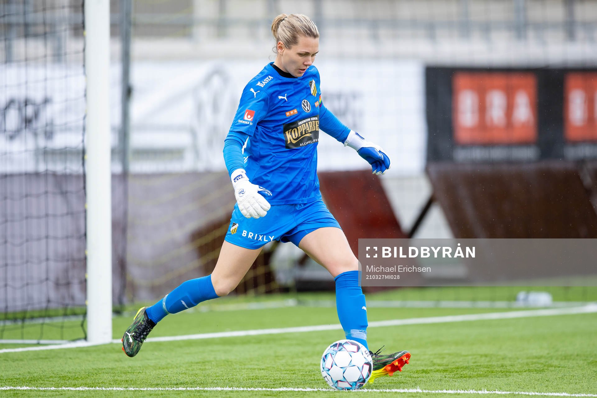 Häckens målvakt Jennifer Falk