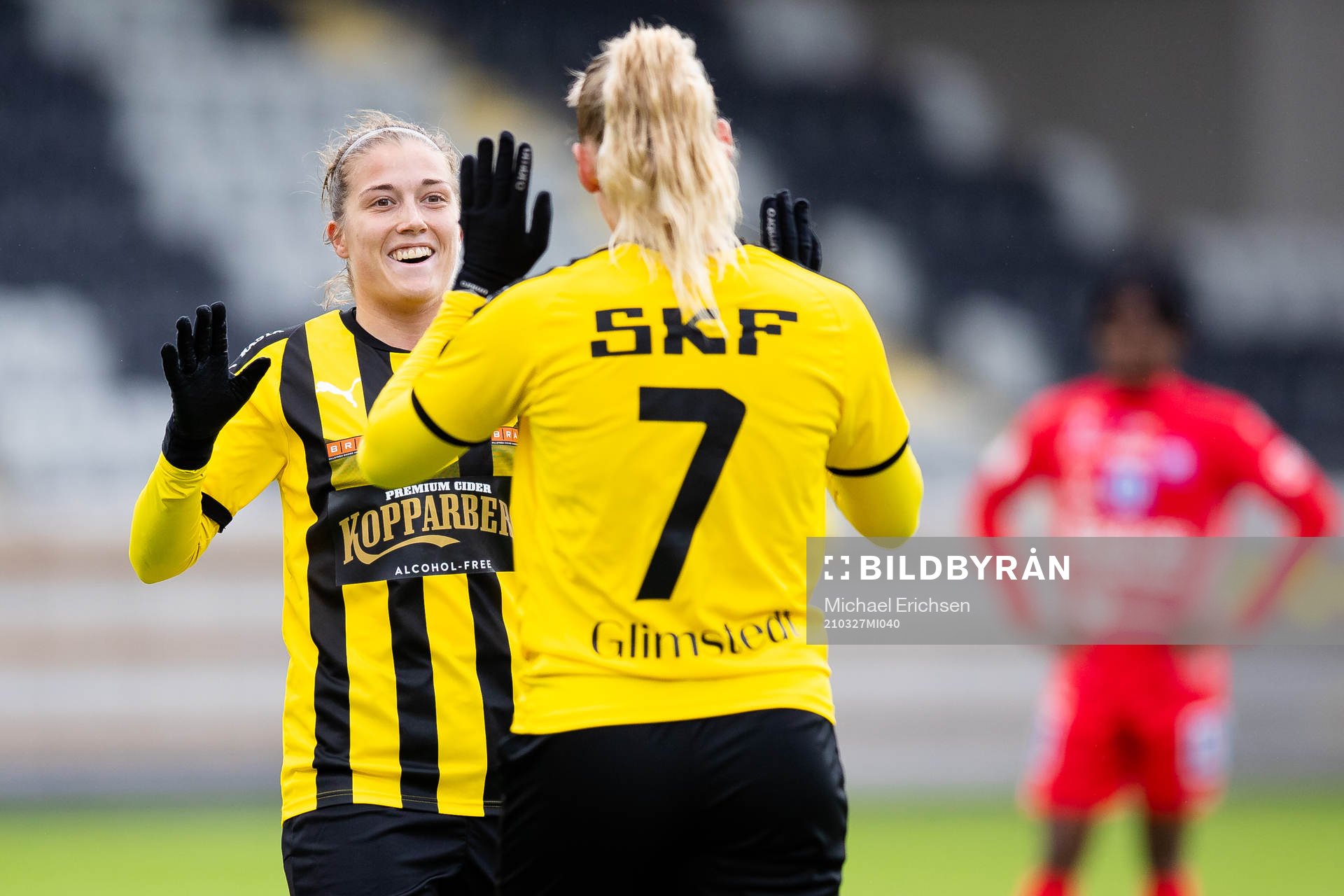 Häckens Stina Blackstenius jublar