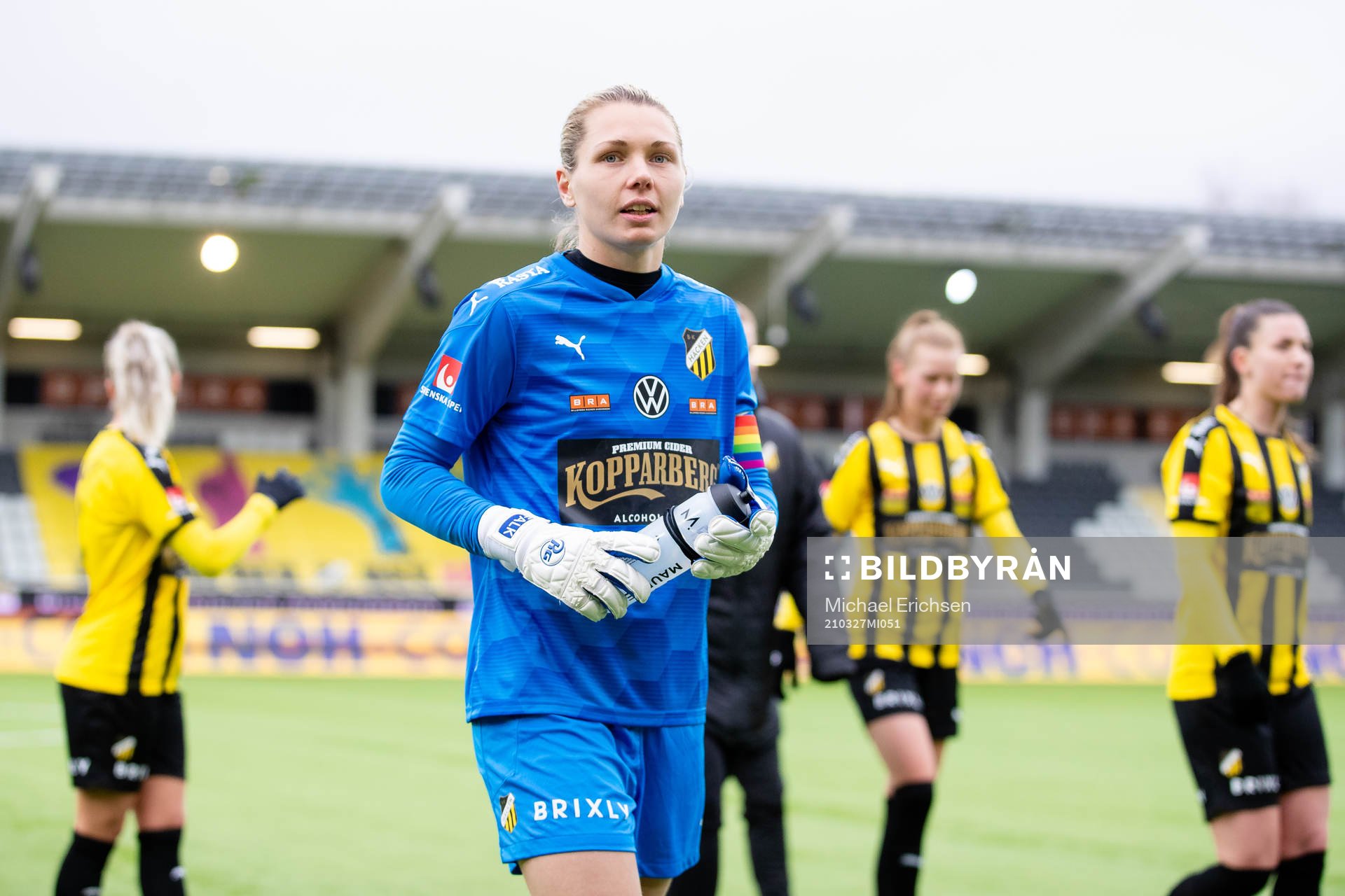 Häckens målvakt Jennifer Falk