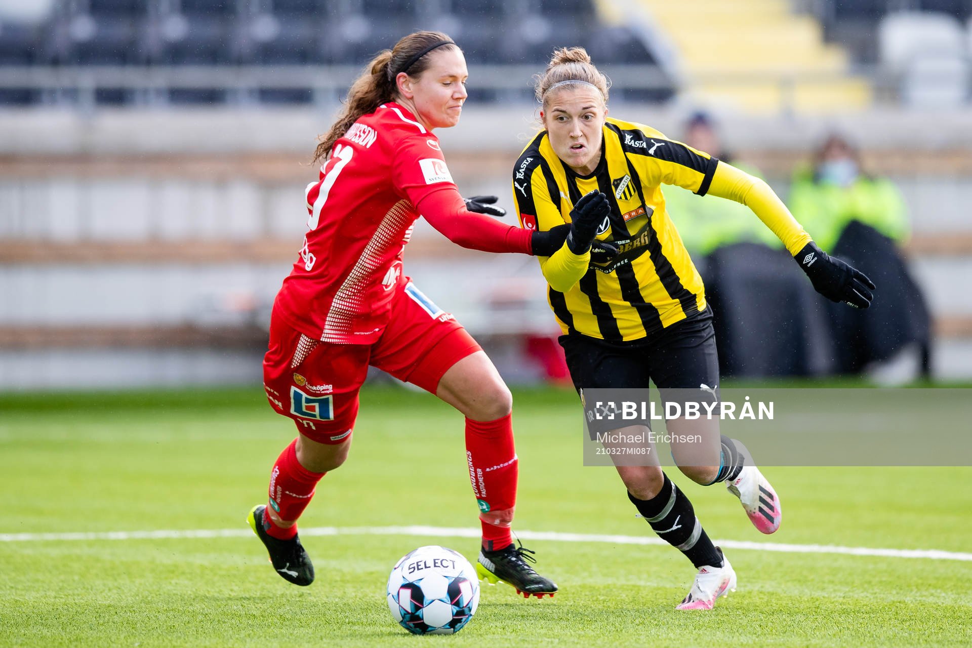Linköpings Emma Lennartsson och Häckens Filippa Angeldahl