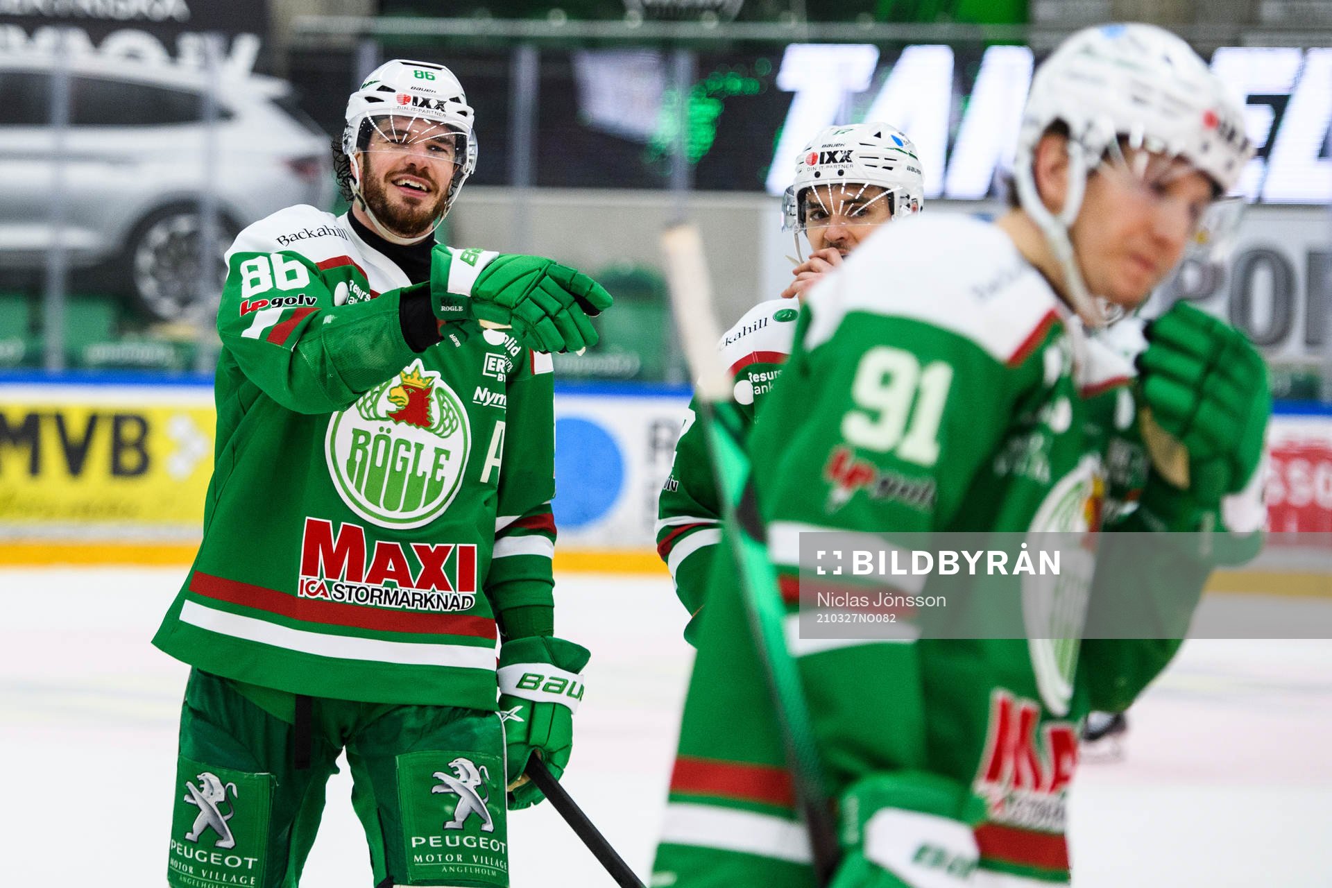 Rögles Eric Gelinas jublar