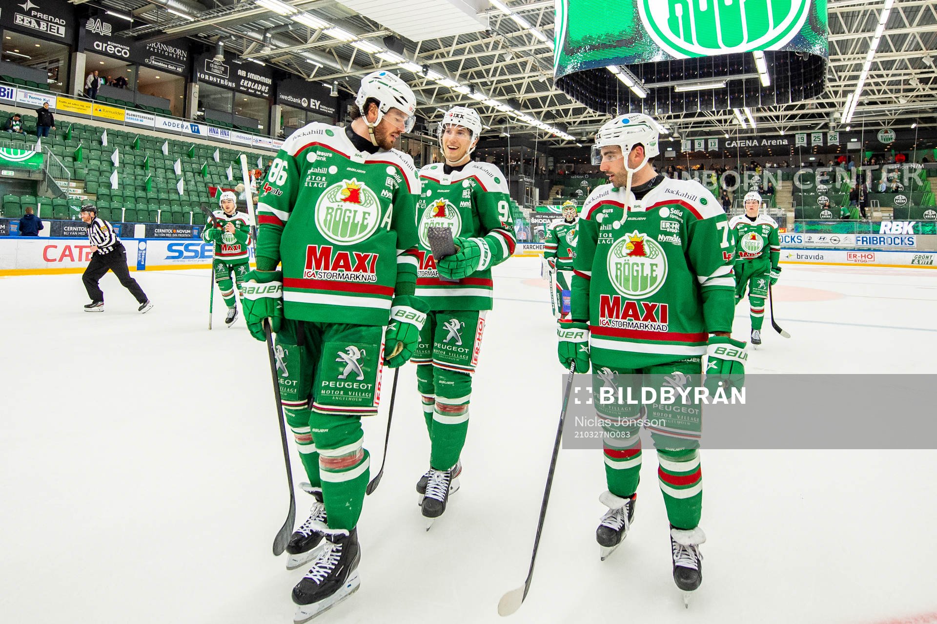 Rögles Eric Gelinas, Adam Tambellini och Joseph LaLeggia
