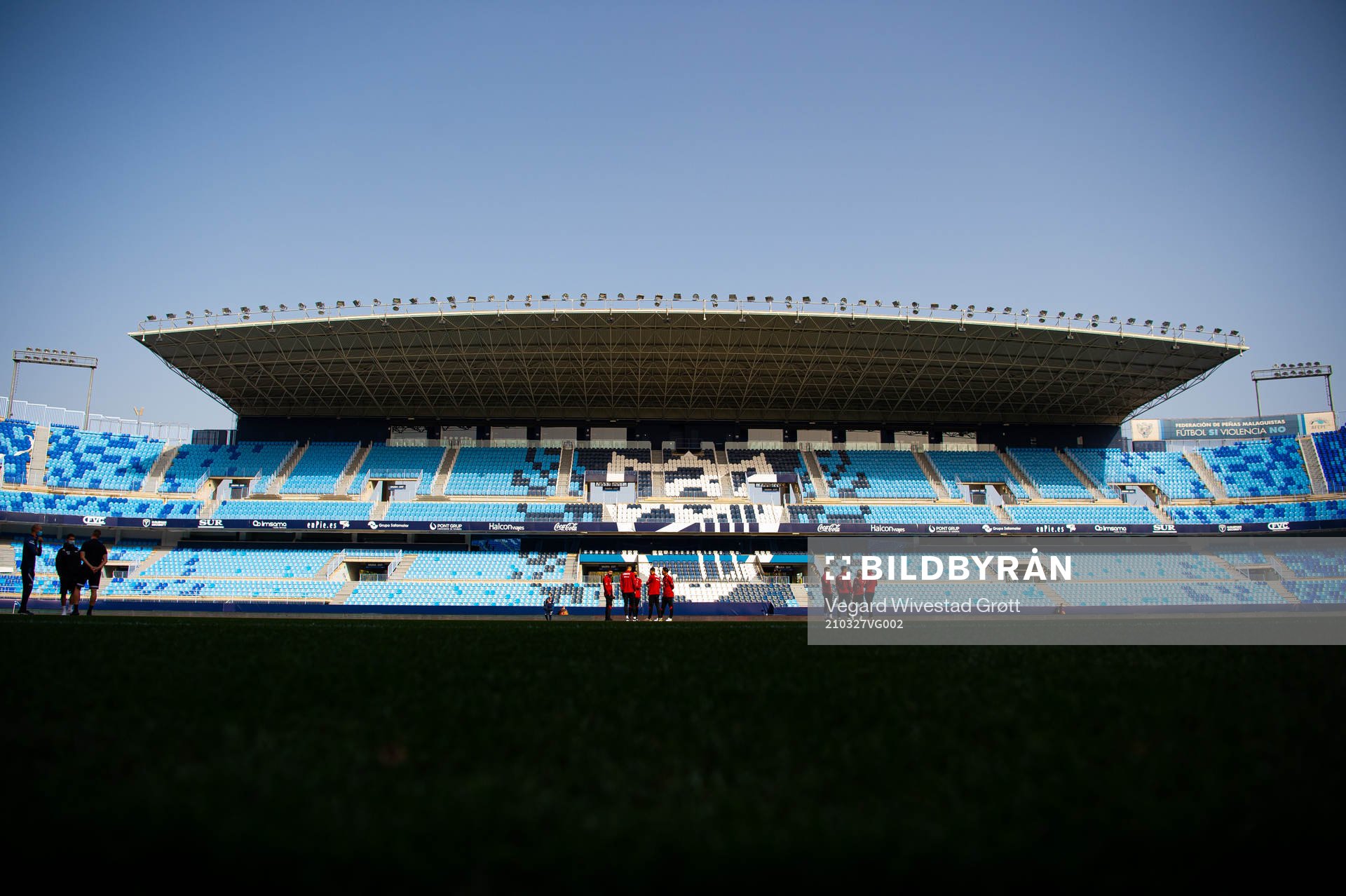 General view of Estadio La Rosaleda