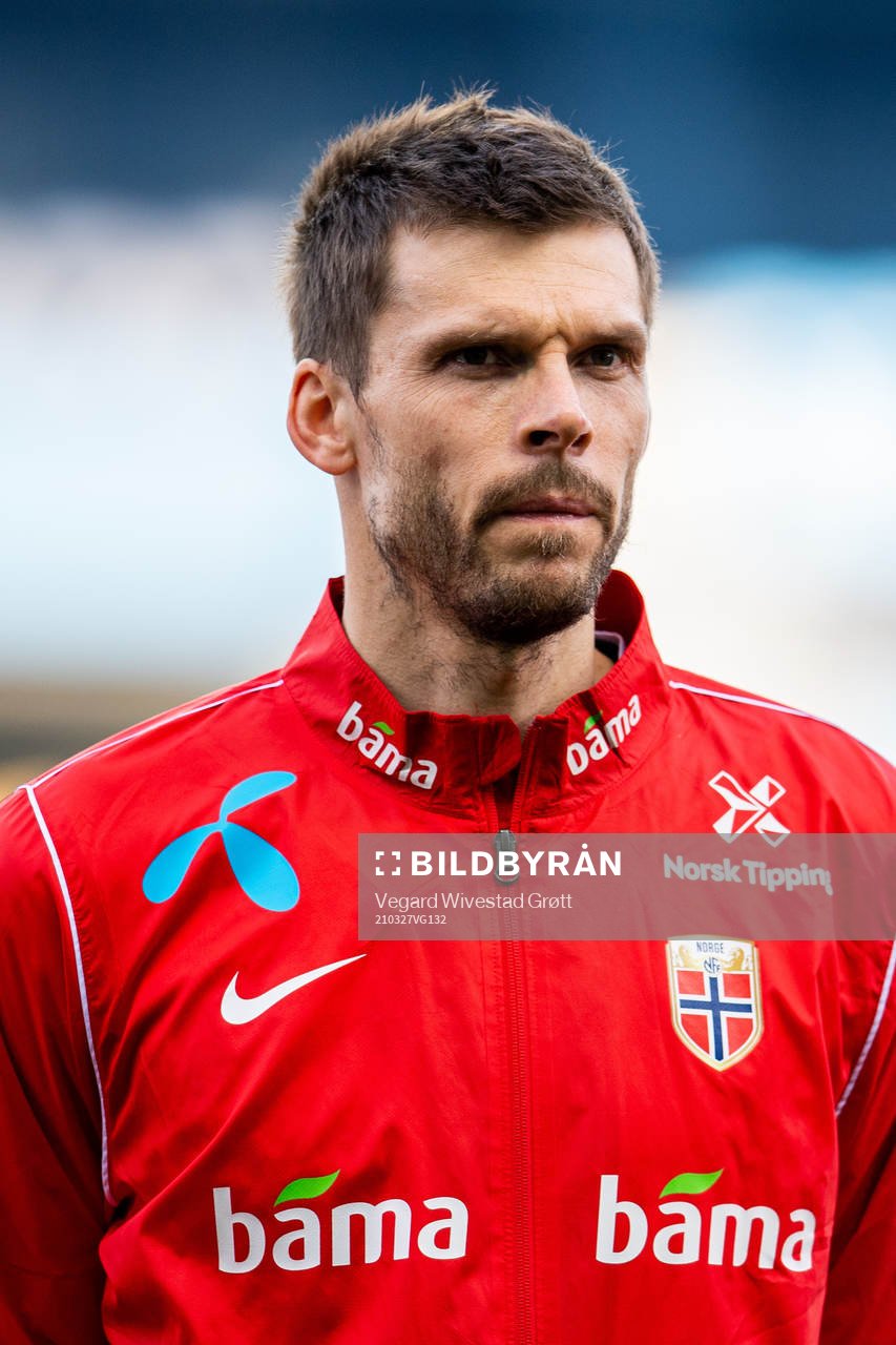 Goalkeeper Rune Almenning Jarstein of Norway