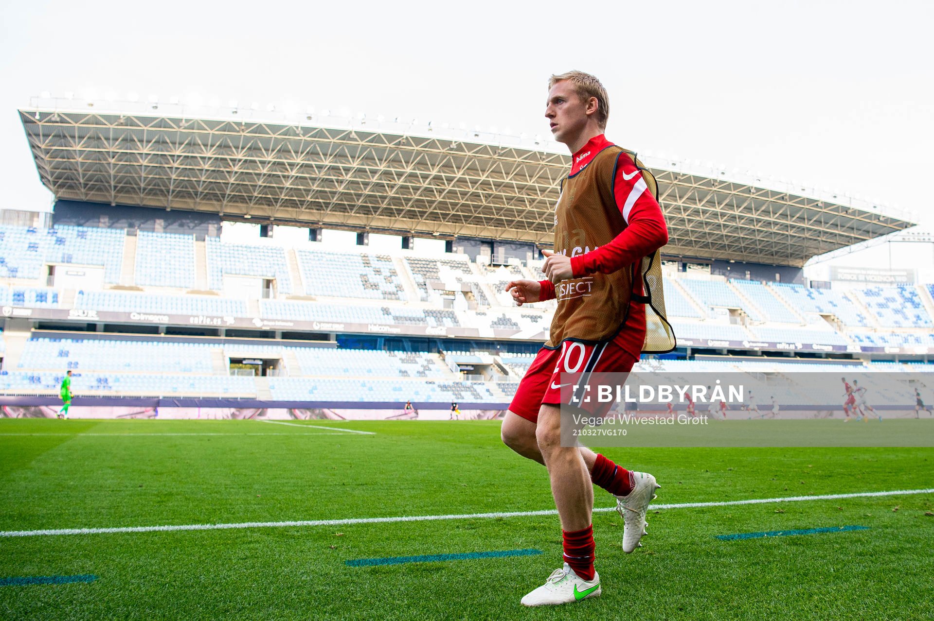 Mats Møller Dæhli of Norway warms up