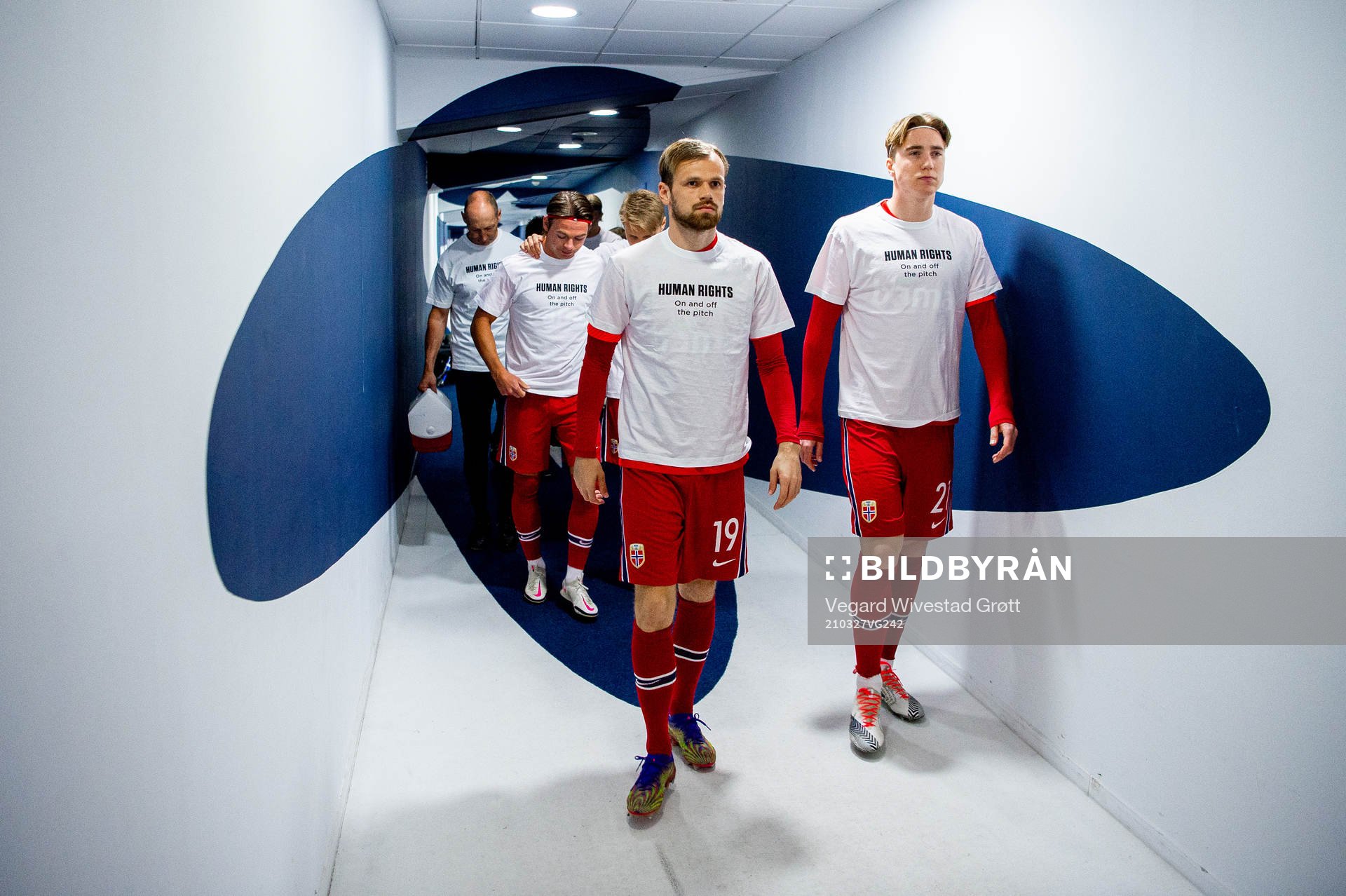 Iver Fossum and Kristian Thorstvedt of Norway wearing a