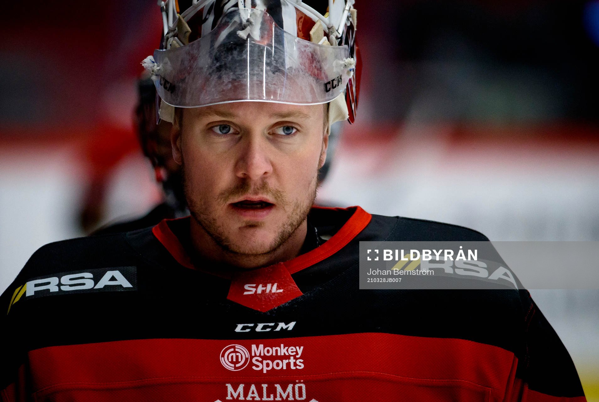 Malmö Redhawks målvakt Lars Volden