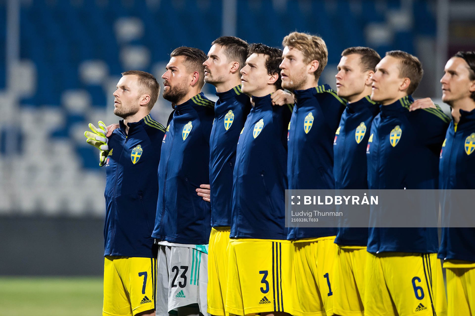 Sebastian Larsson, goalkeeper Kristoffer Nordfeldt, Mikael