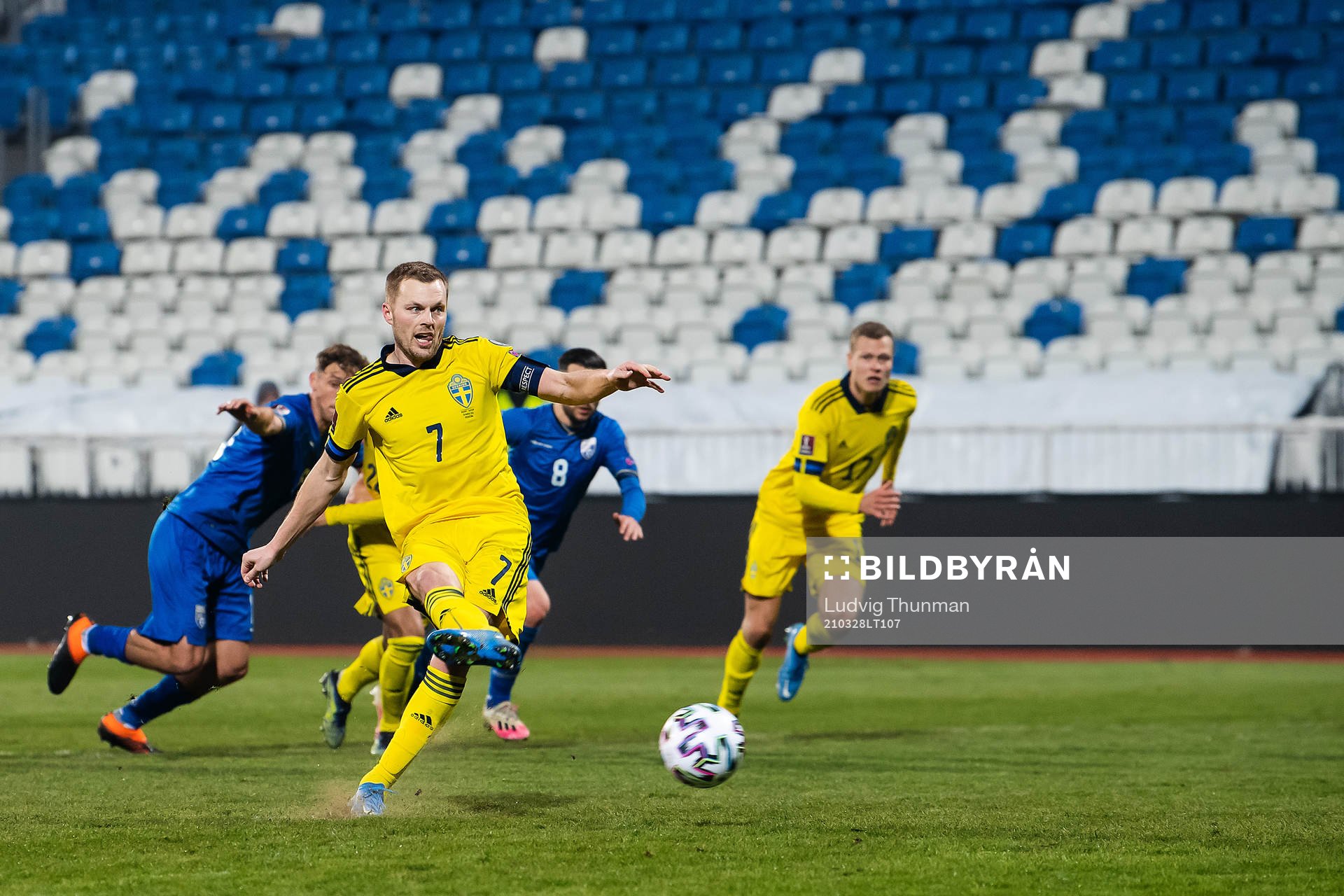 Sebastian Larsson of Sweden scores 0-3