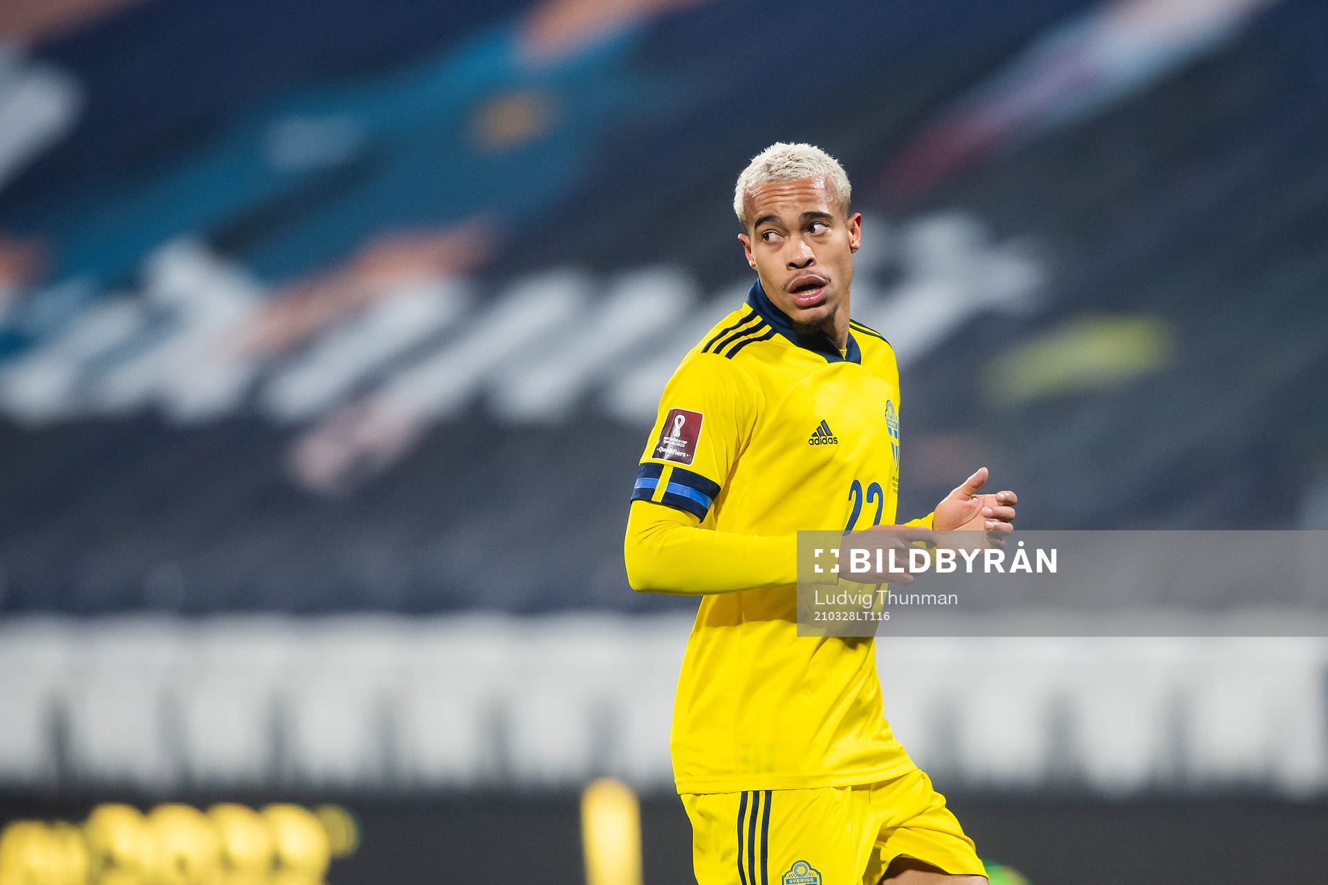 Robin Quaison of Sweden