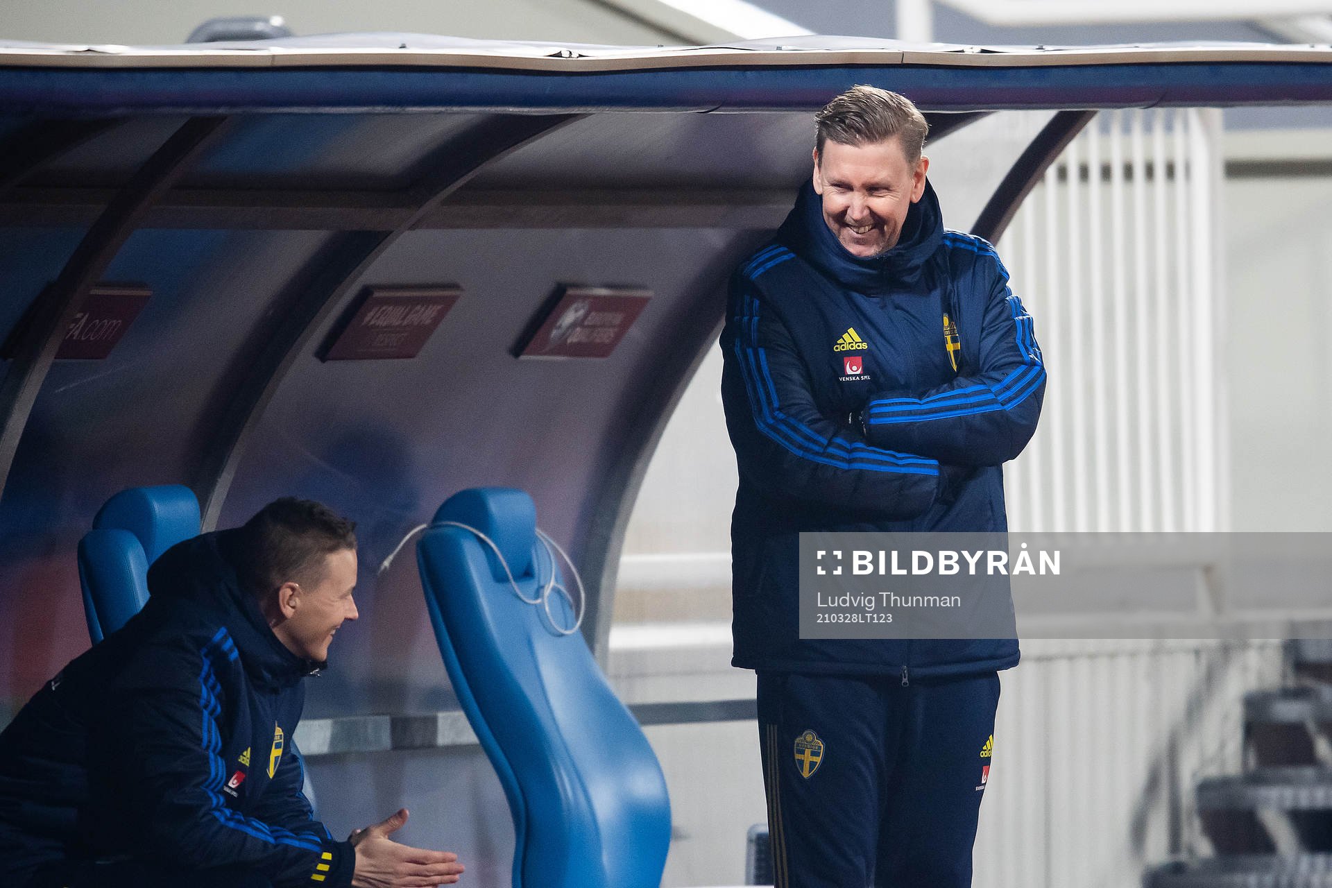 assistant coach Peter Wettergren of Sweden