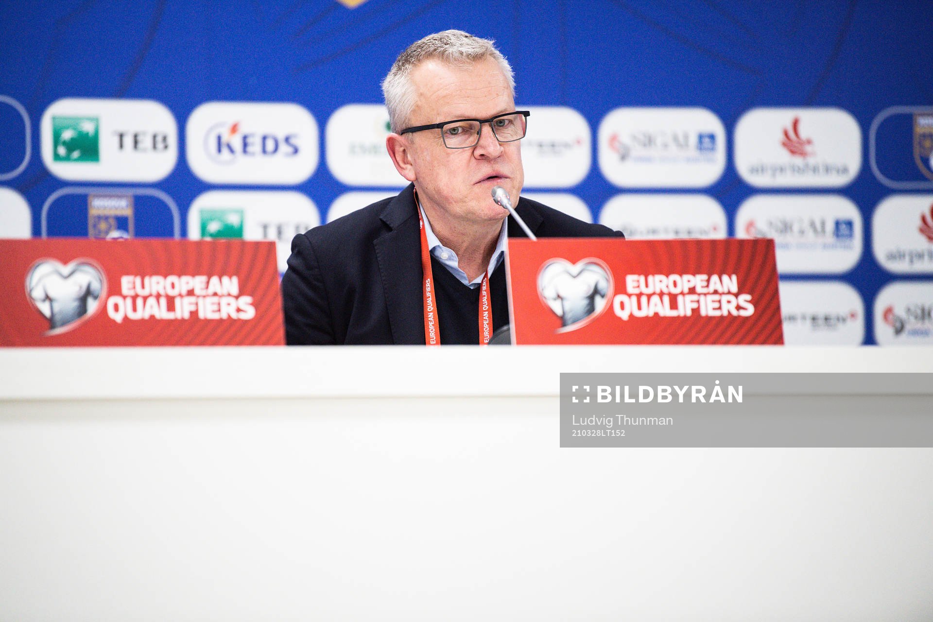 Janne Andersson, head coach of Sweden