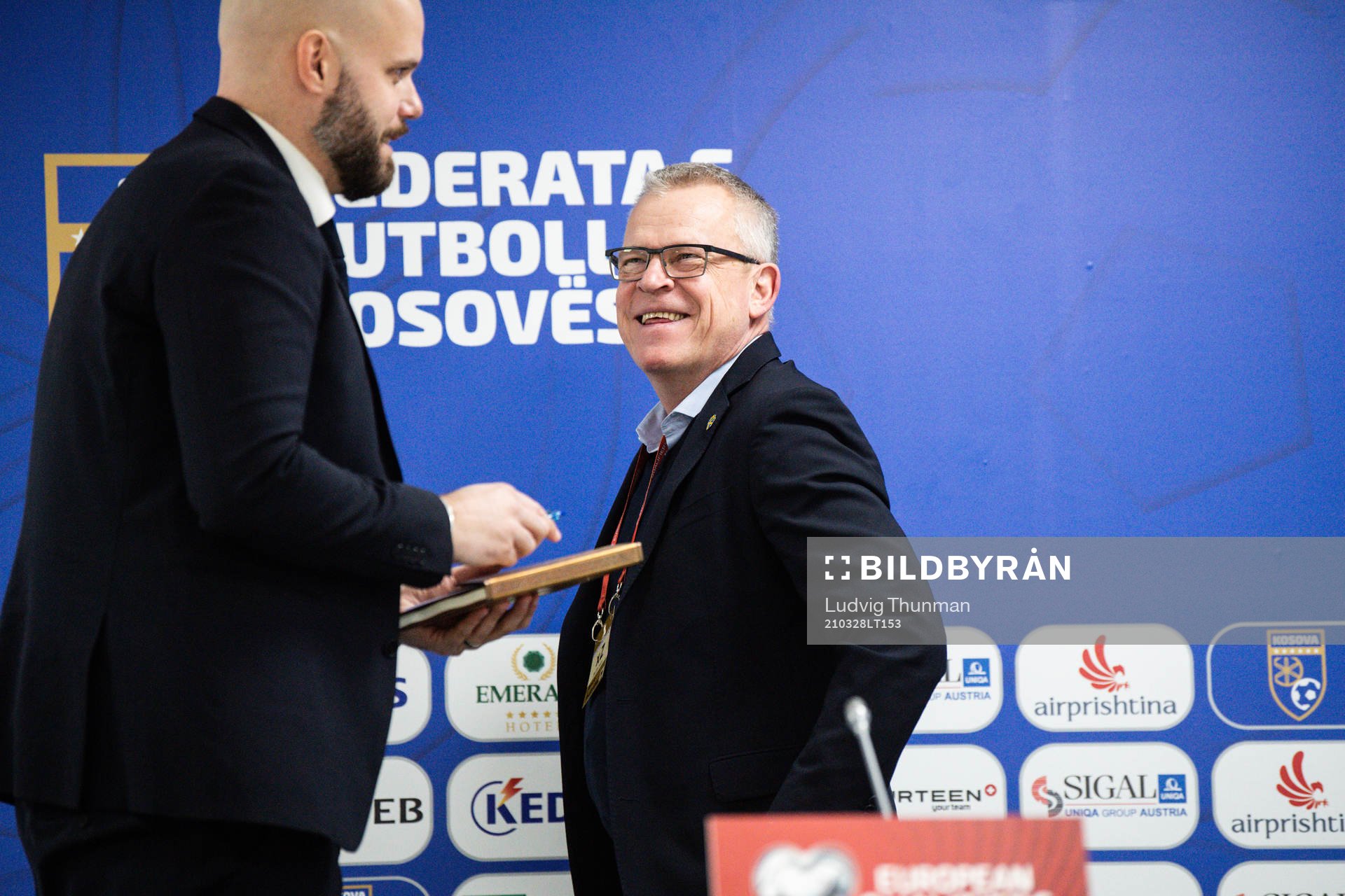 Janne Andersson, head coach of Sweden