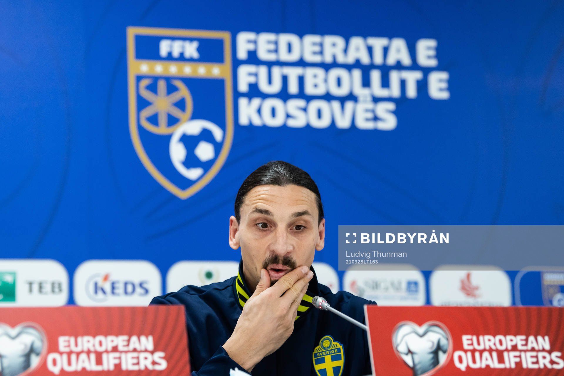 Zlatan Ibrahimovic of Sweden