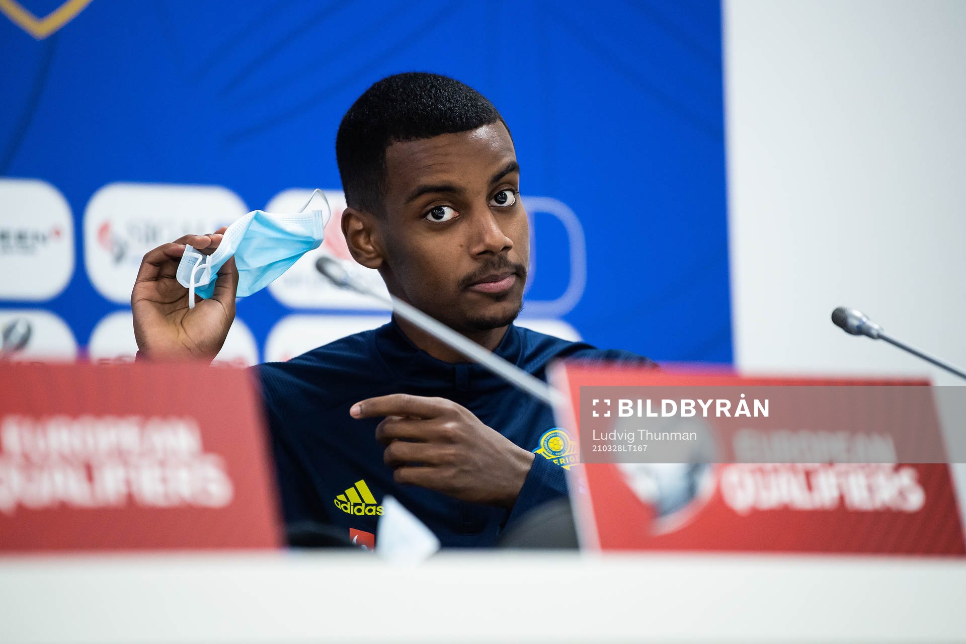 Alexander Isak of Sweden