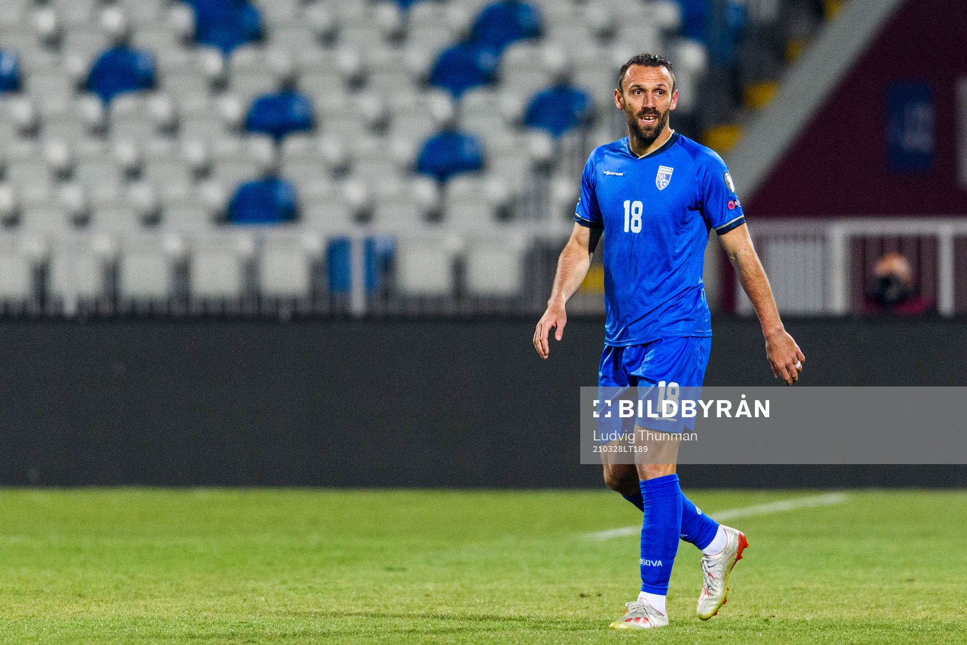 Vedat Muriqi of Kosovo