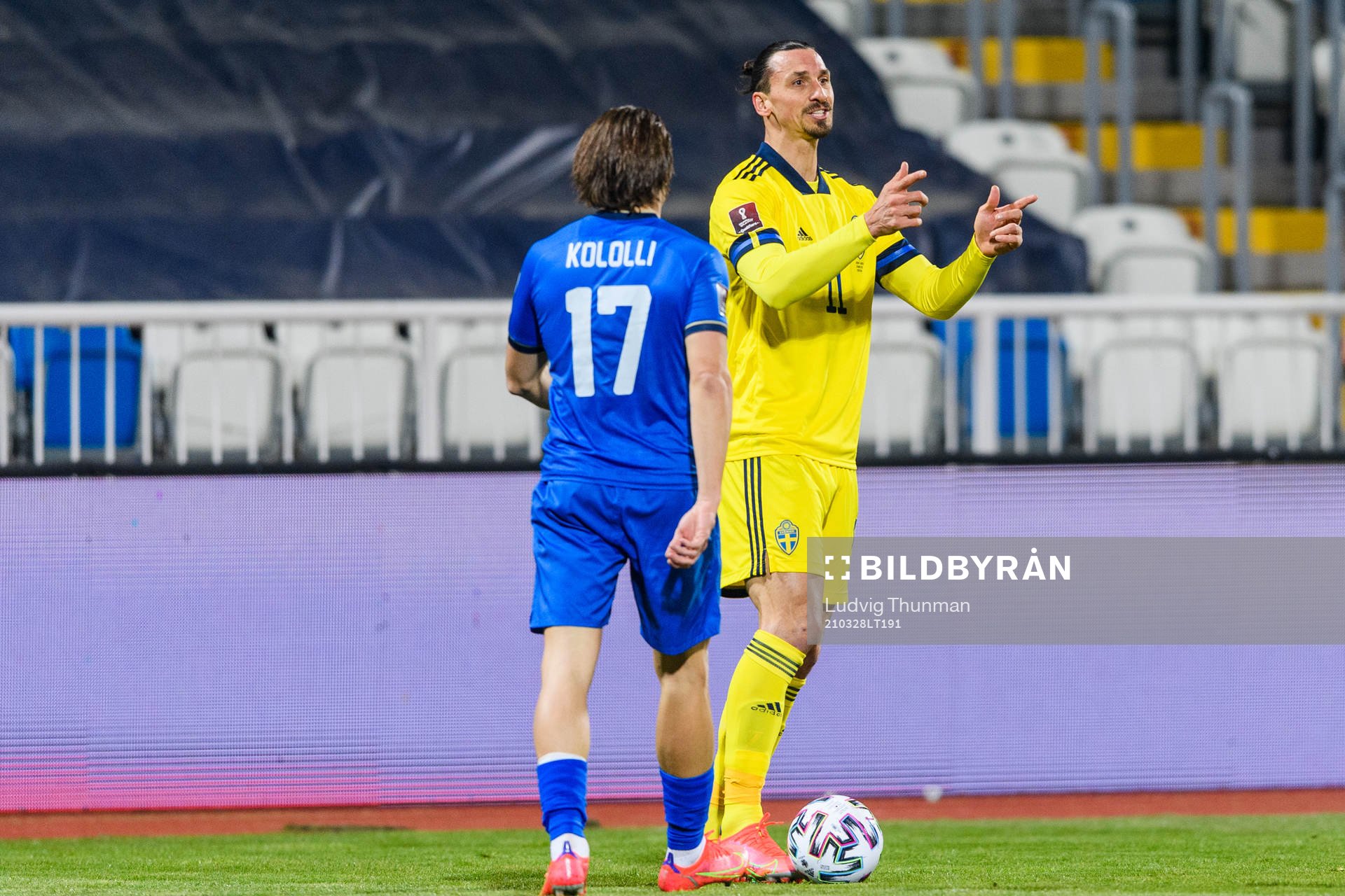 Zlatan Ibrahimovic of Sweden