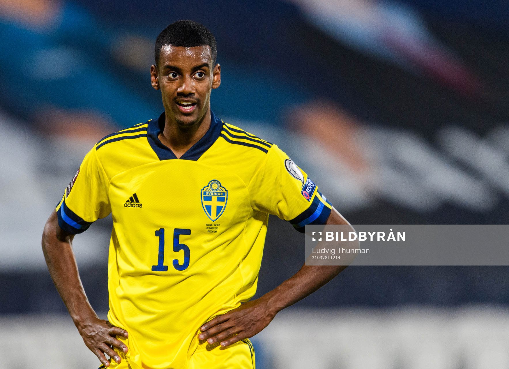 Alexander Isak of Sweden