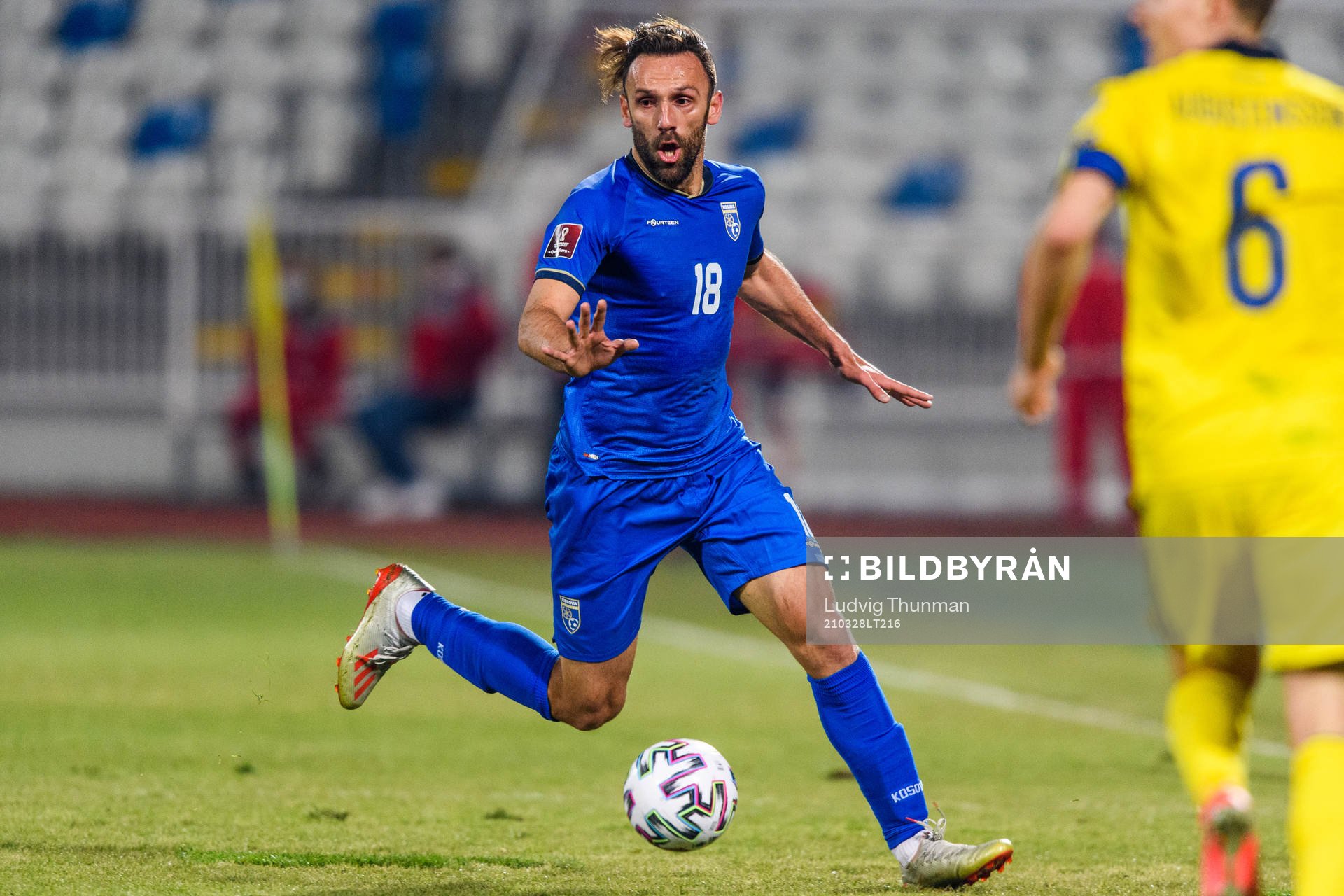 Vedat Muriqi of Kosovo