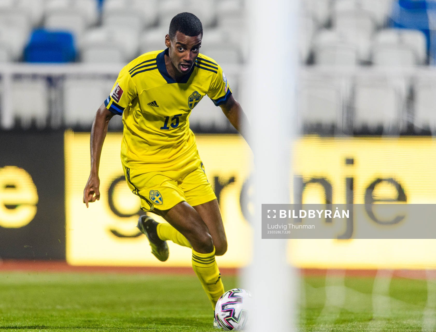 Alexander Isak of Sweden