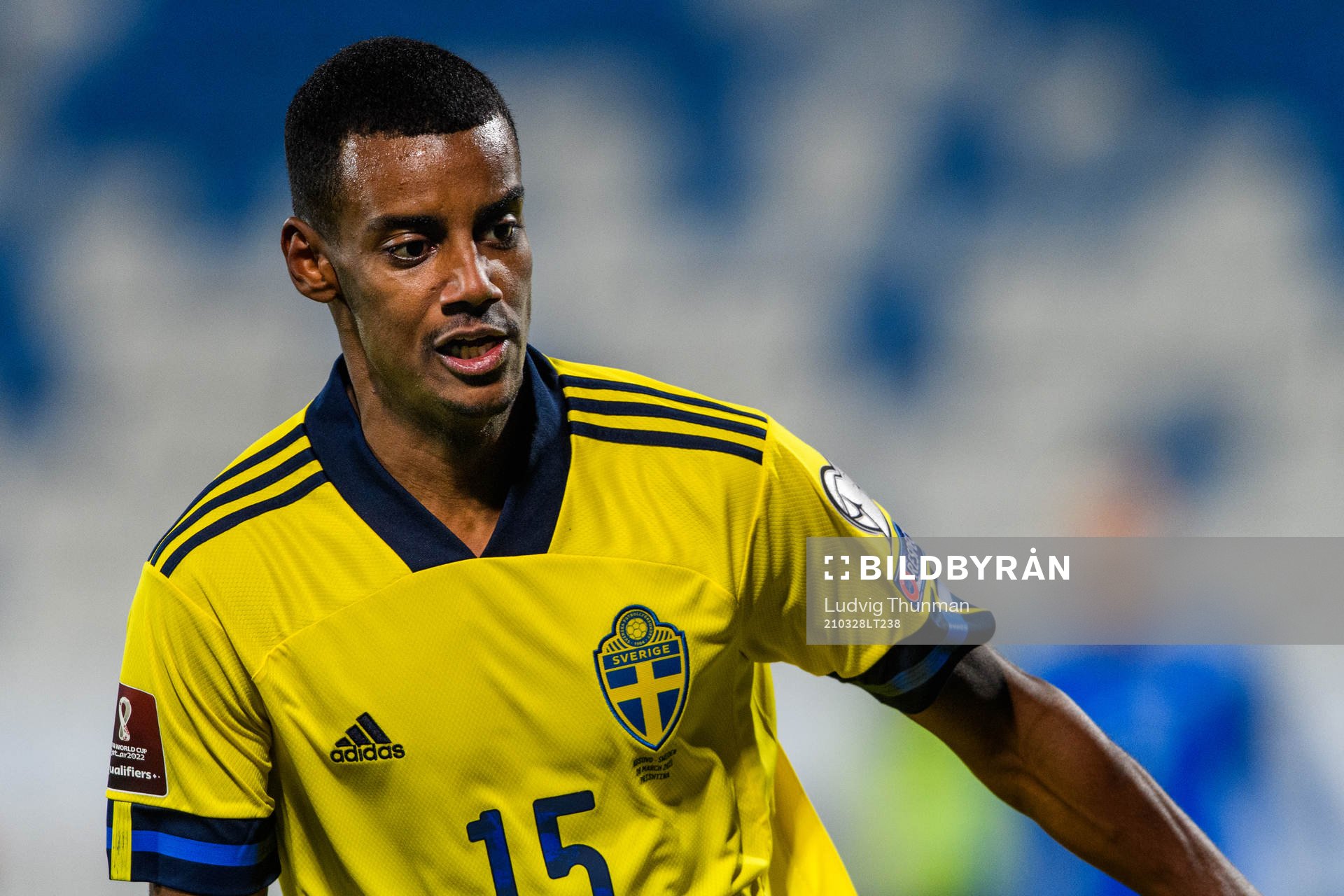 Alexander Isak of Sweden