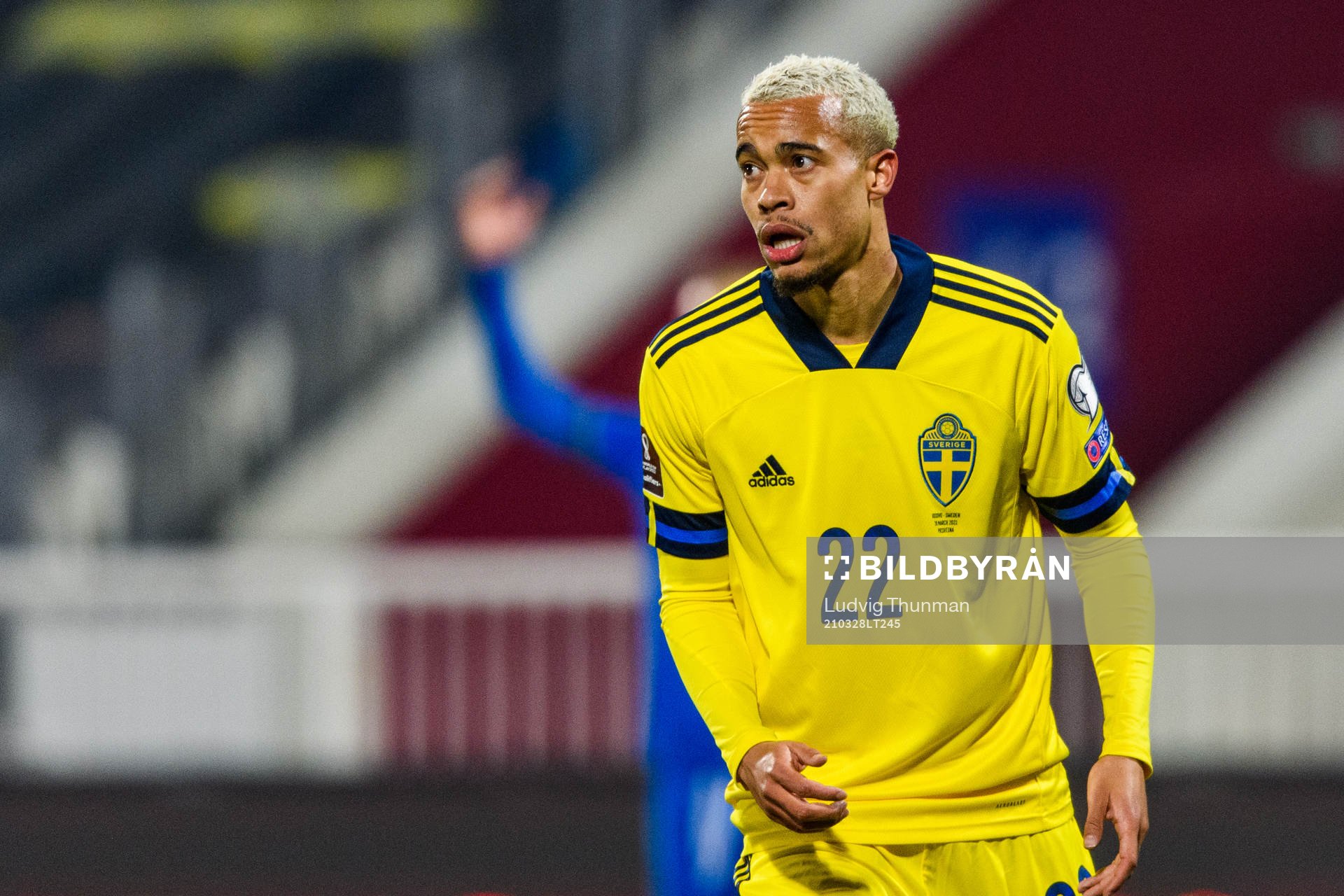 Robin Quaison of Sweden
