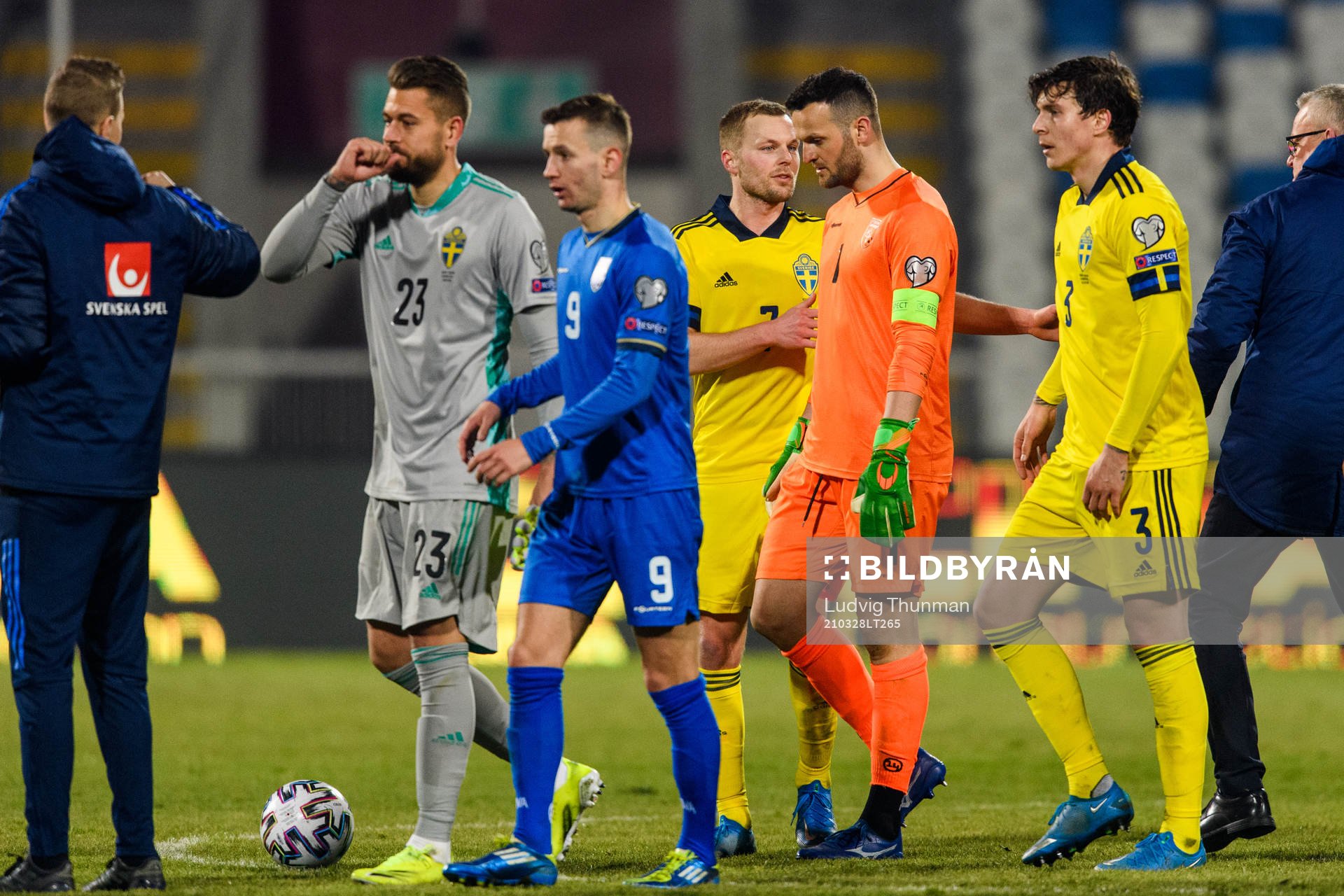 Sebastian Larsson and Mikael Lustig of Sweden