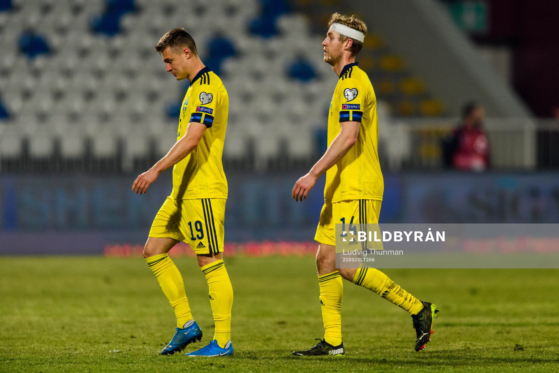 Mattias Svanberg and Filip Helander of Sweden