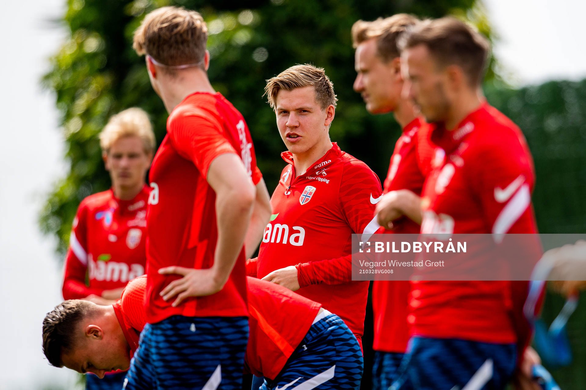 Jens Petter Hauge of the Norwegian national football team