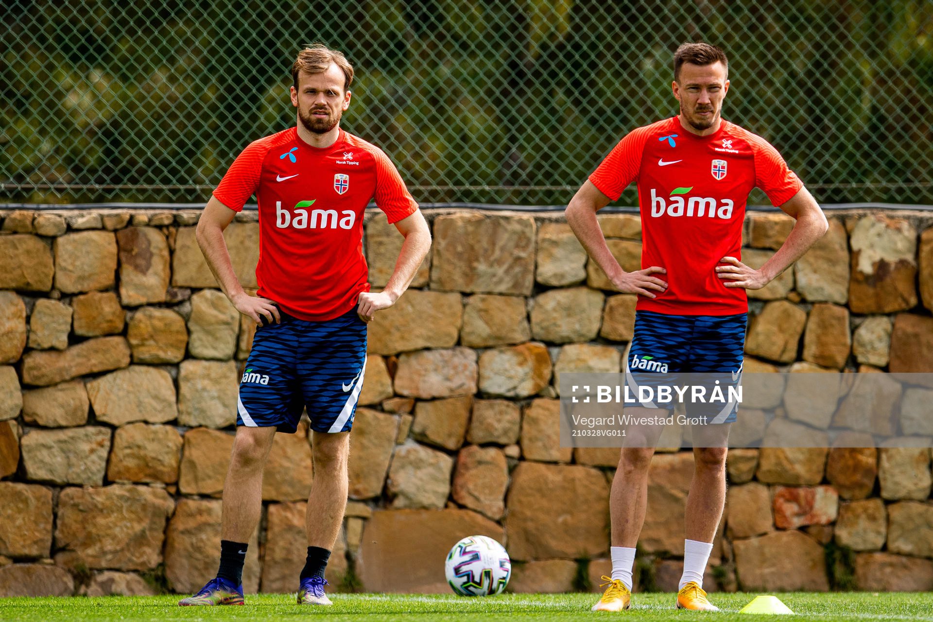 Iver Fossum and Martin Linnes of the Norwegian national