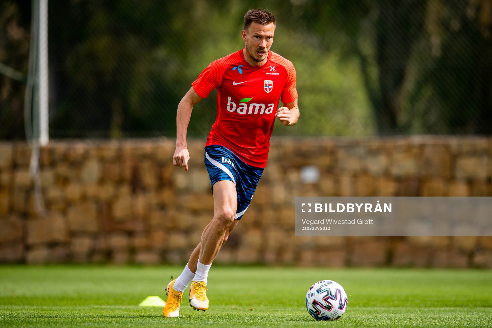 Martin Linnes of the Norwegian national football team