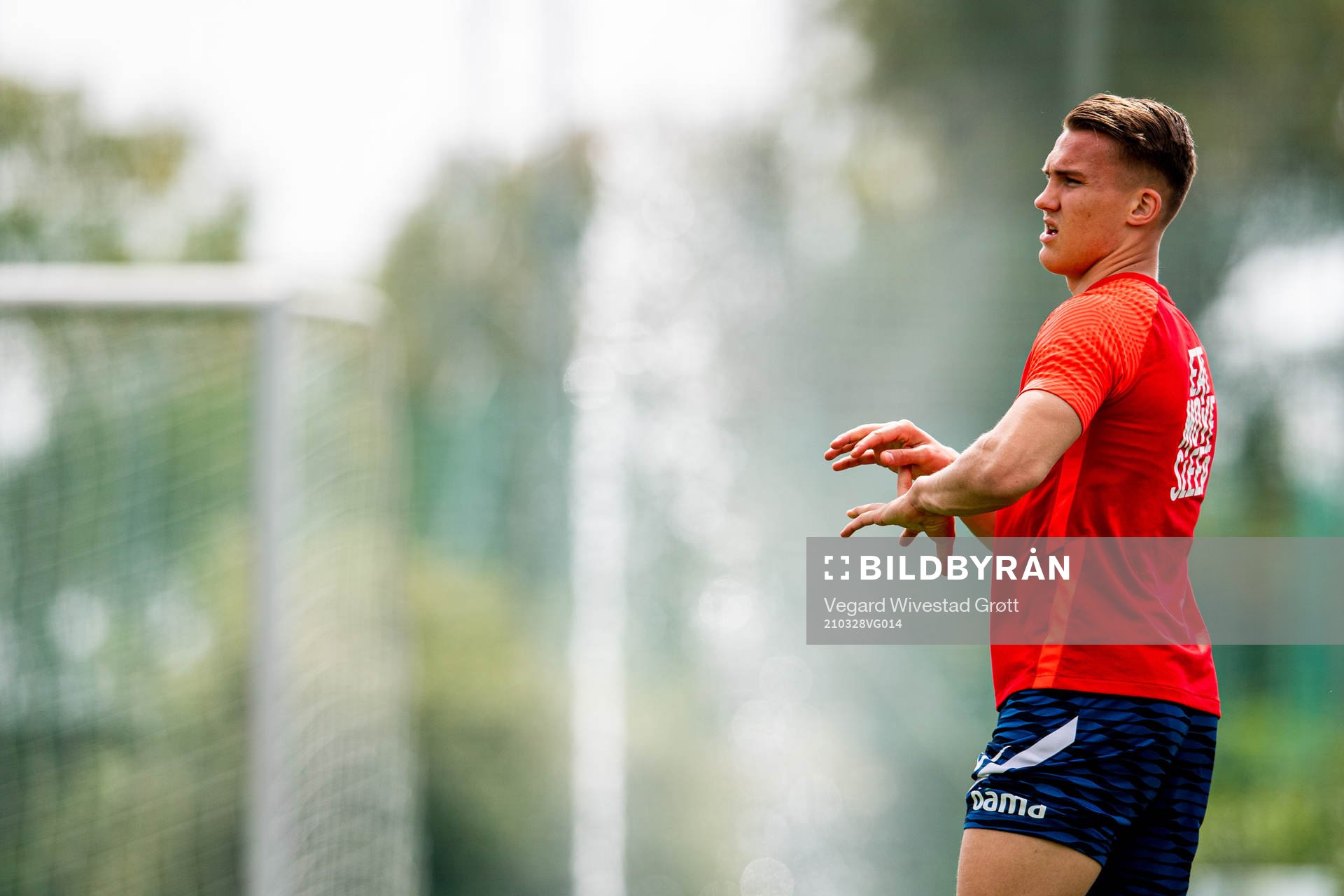 Leo Østigård of the Norwegian national football team