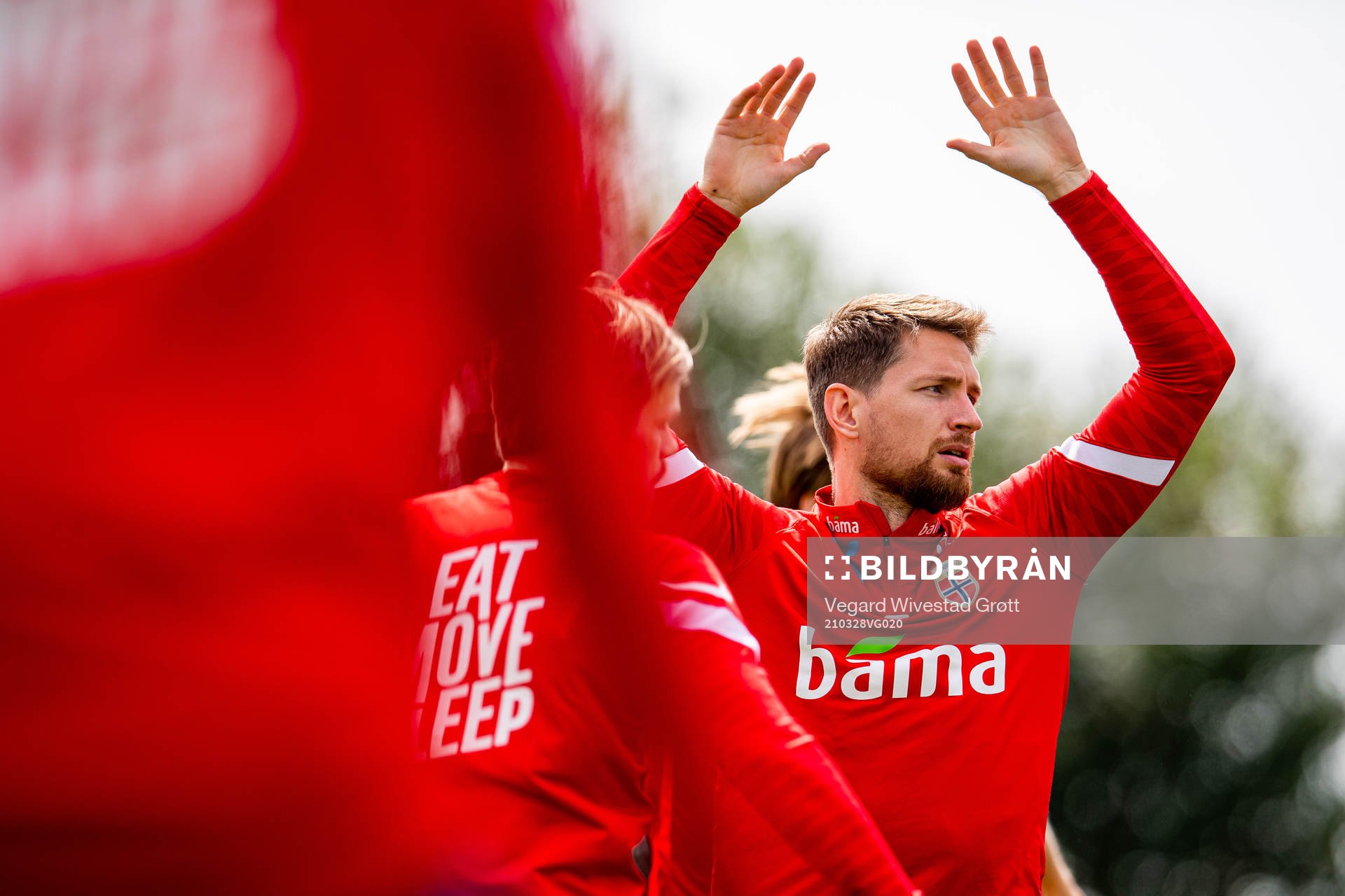 Stefan Strandberg of the Norwegian national football team
